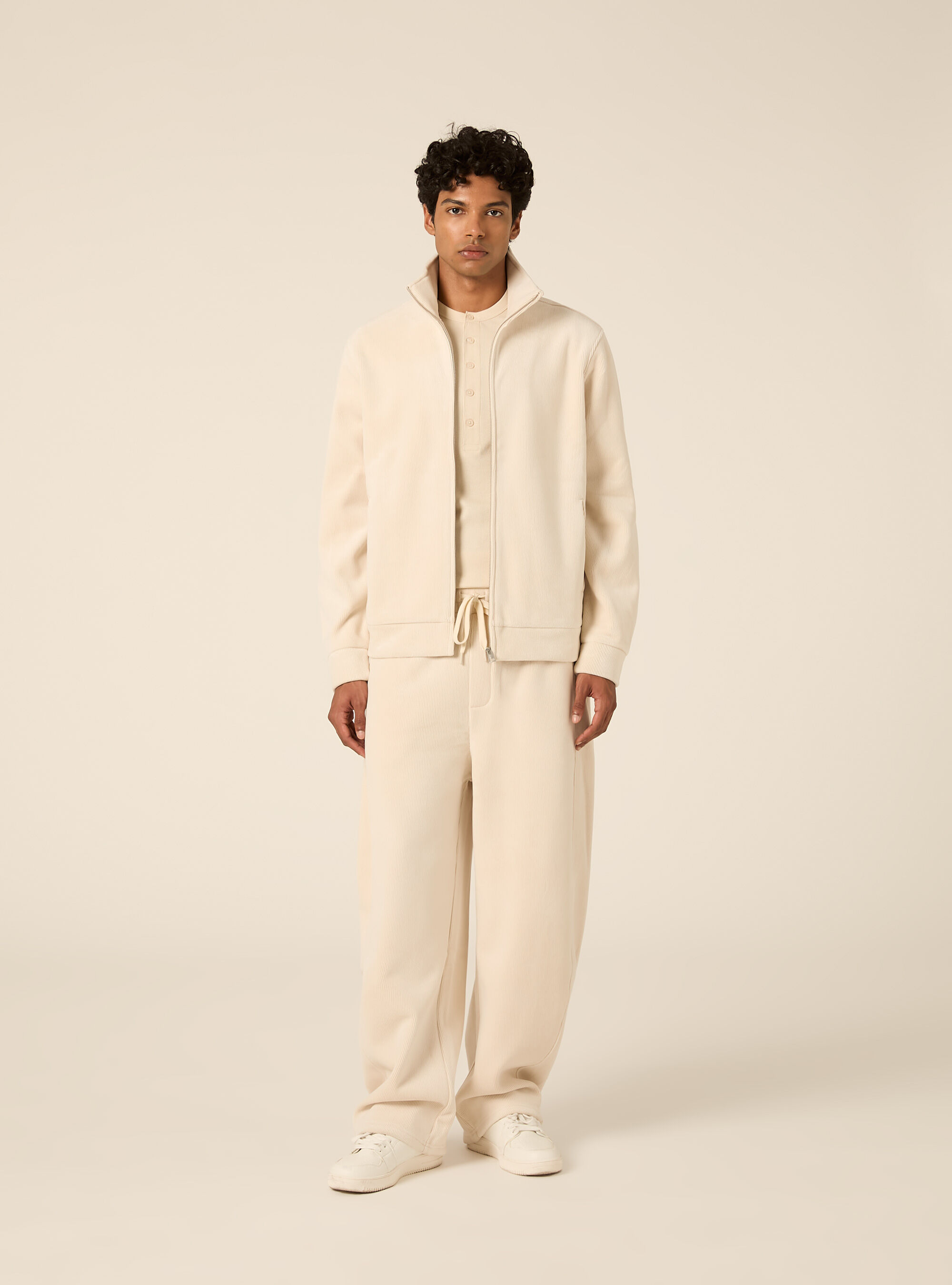 Cardigan in velluto a coste