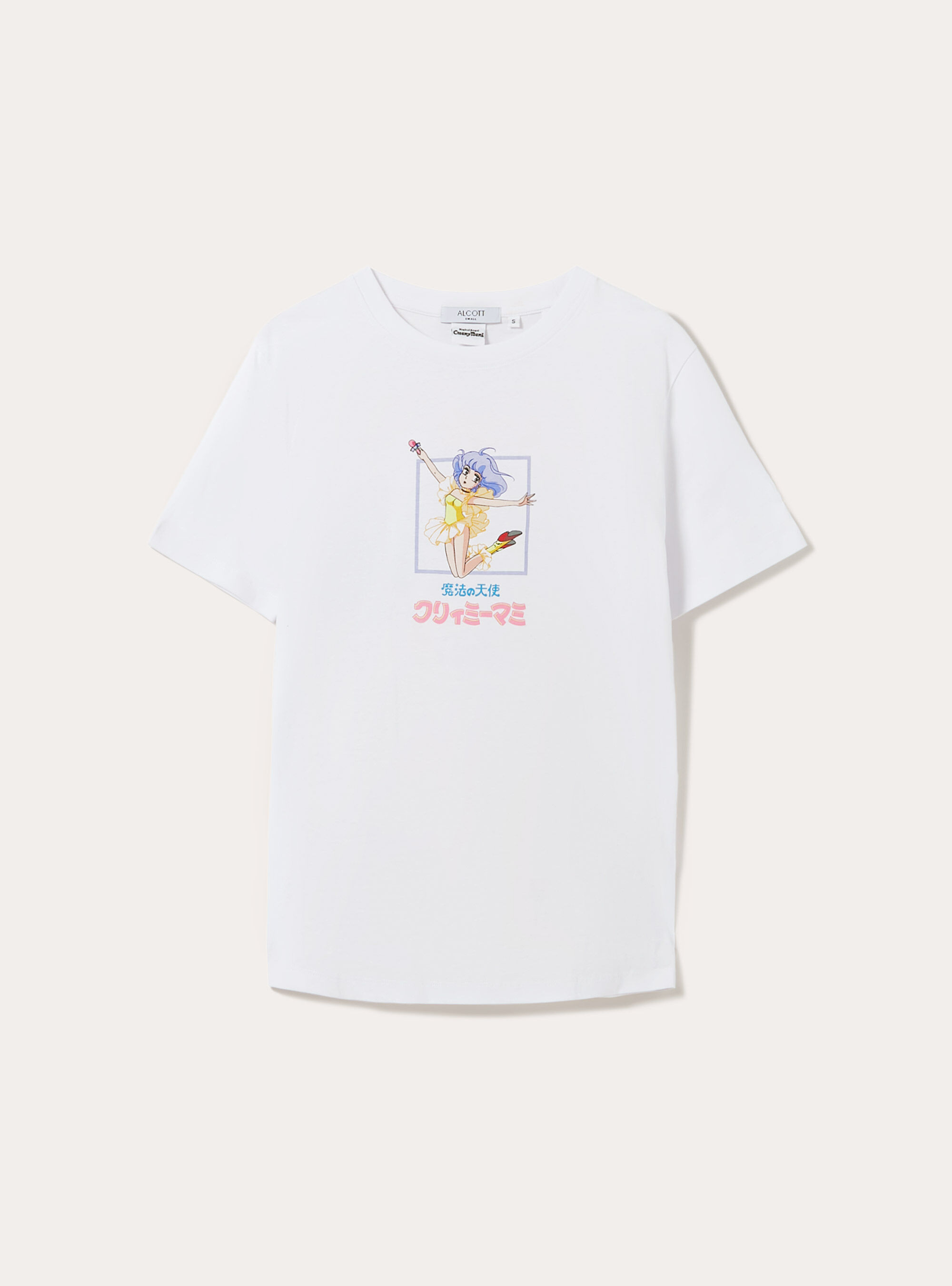 Camiseta con estampado Creamy / Alcott, WH3 WHITE