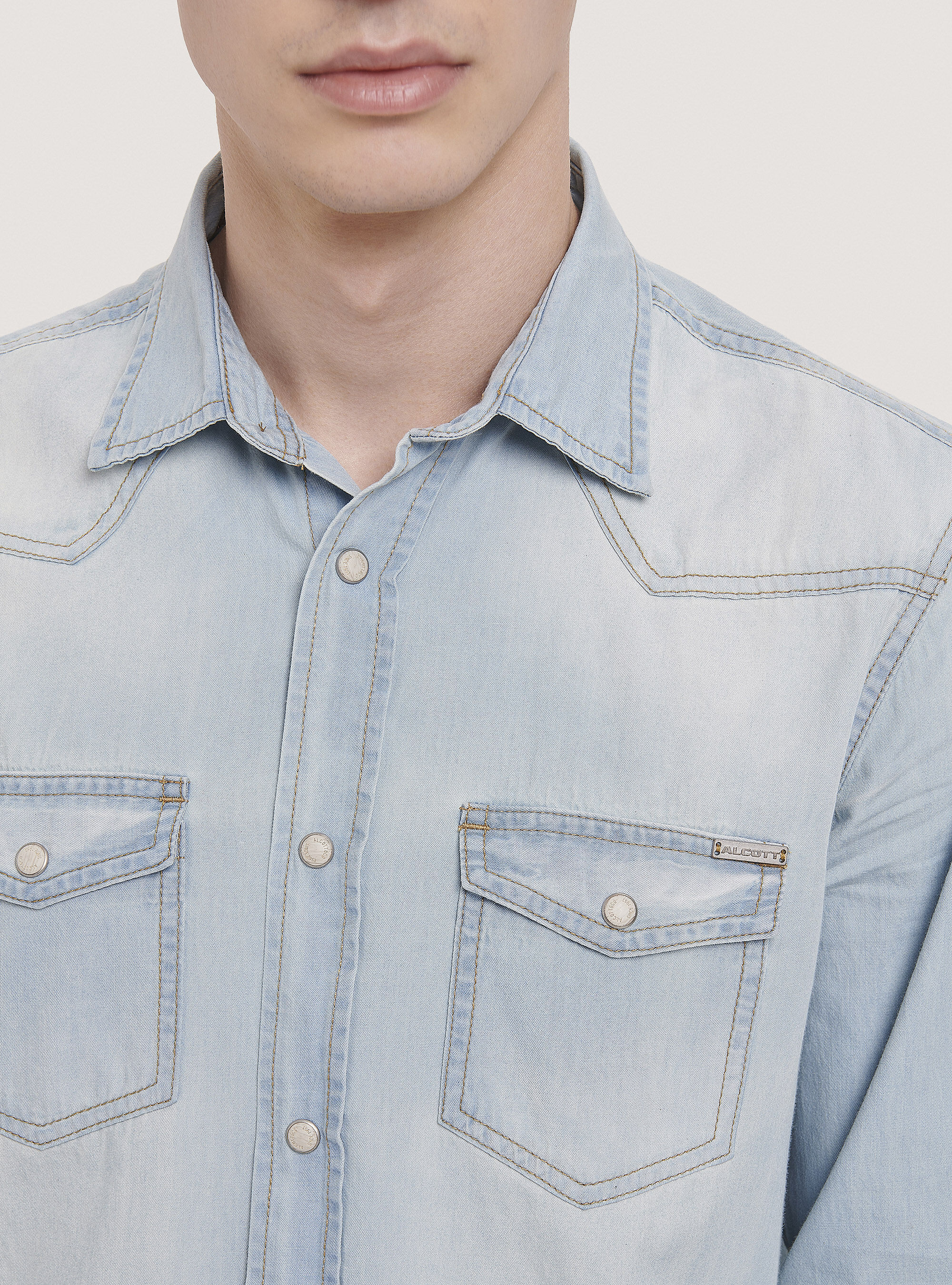 Camicia in denim | Alcott | Camicie Uomo