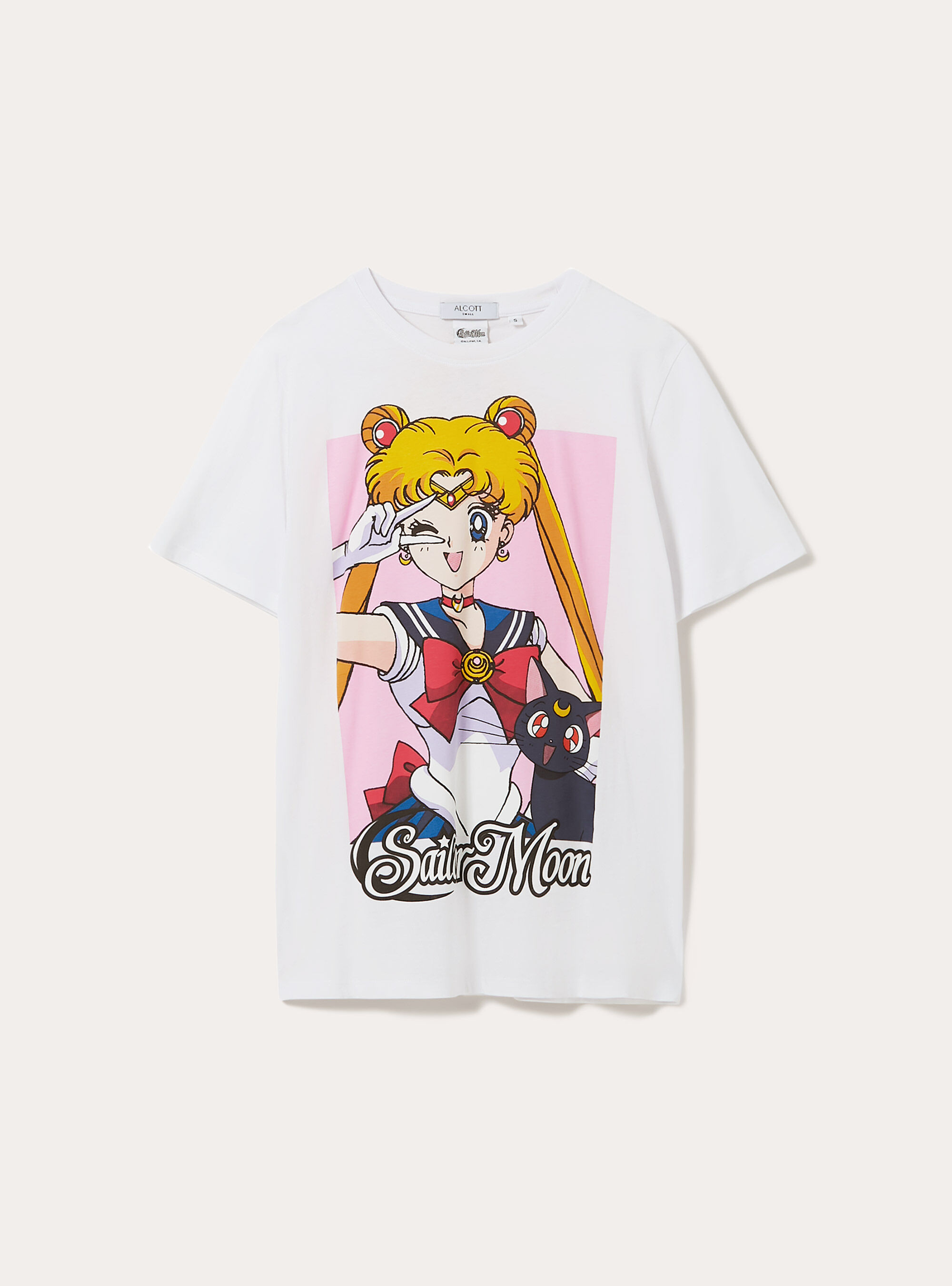 T-shirt regular sailor moon, WH3 WHITE