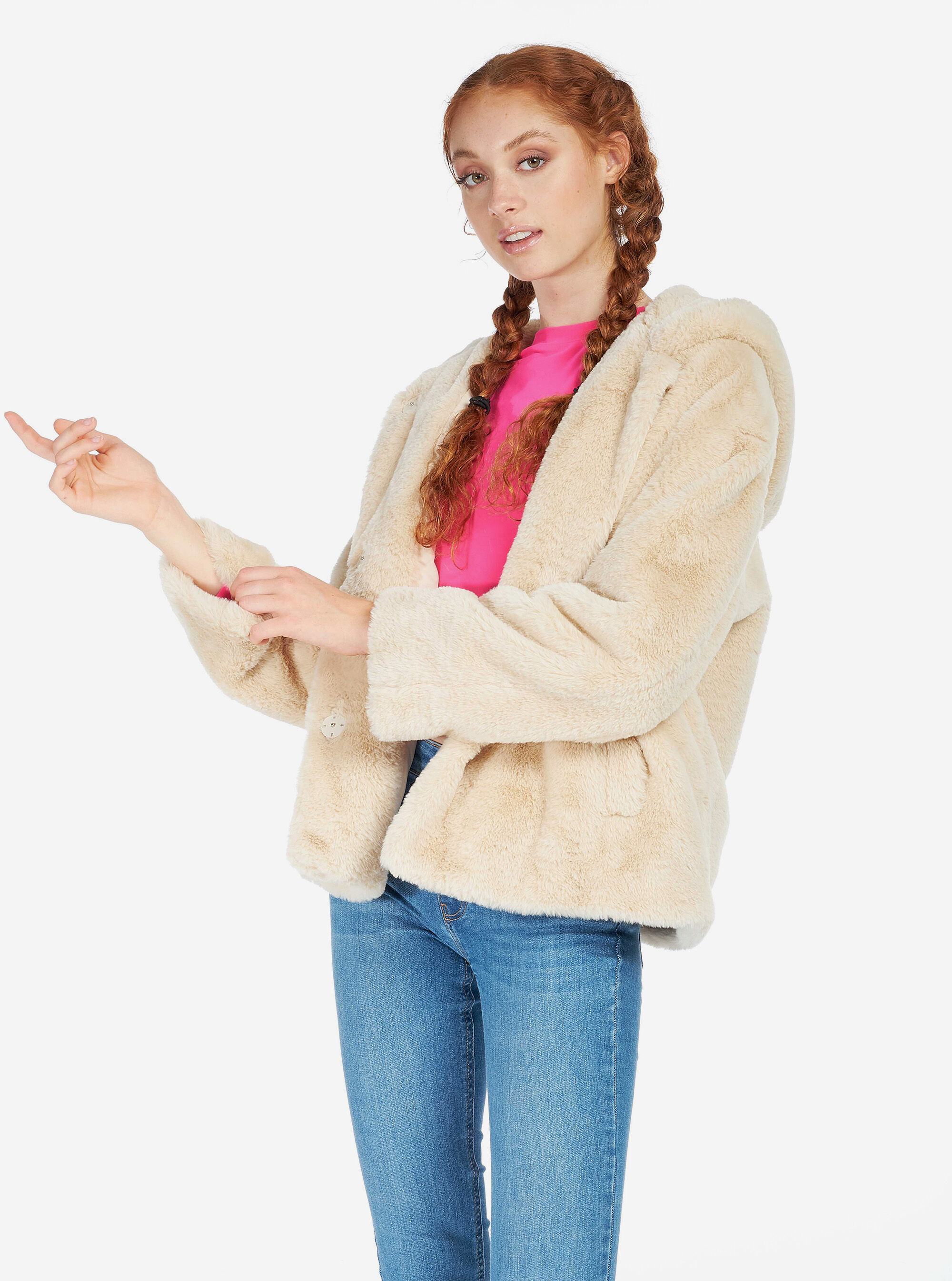 Fake sales faux jacket