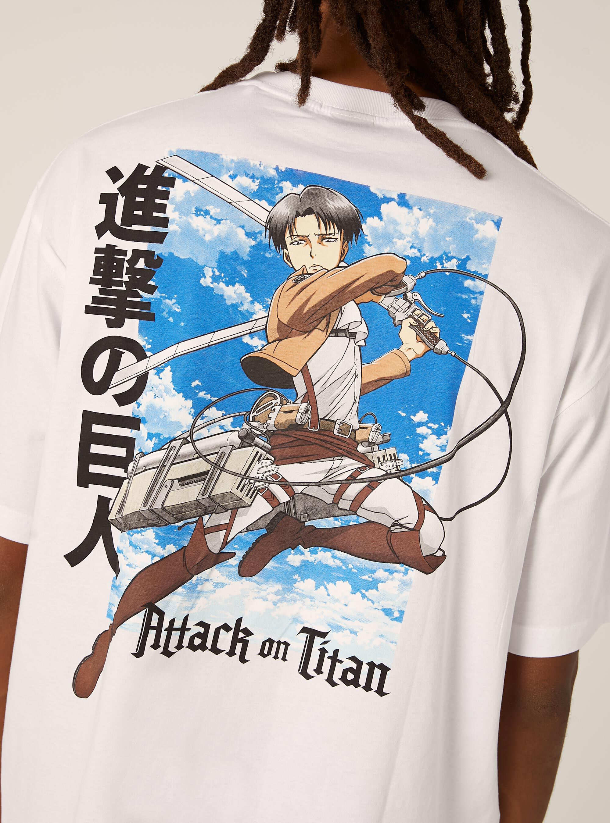 T-shirt attack on titan boxy fit