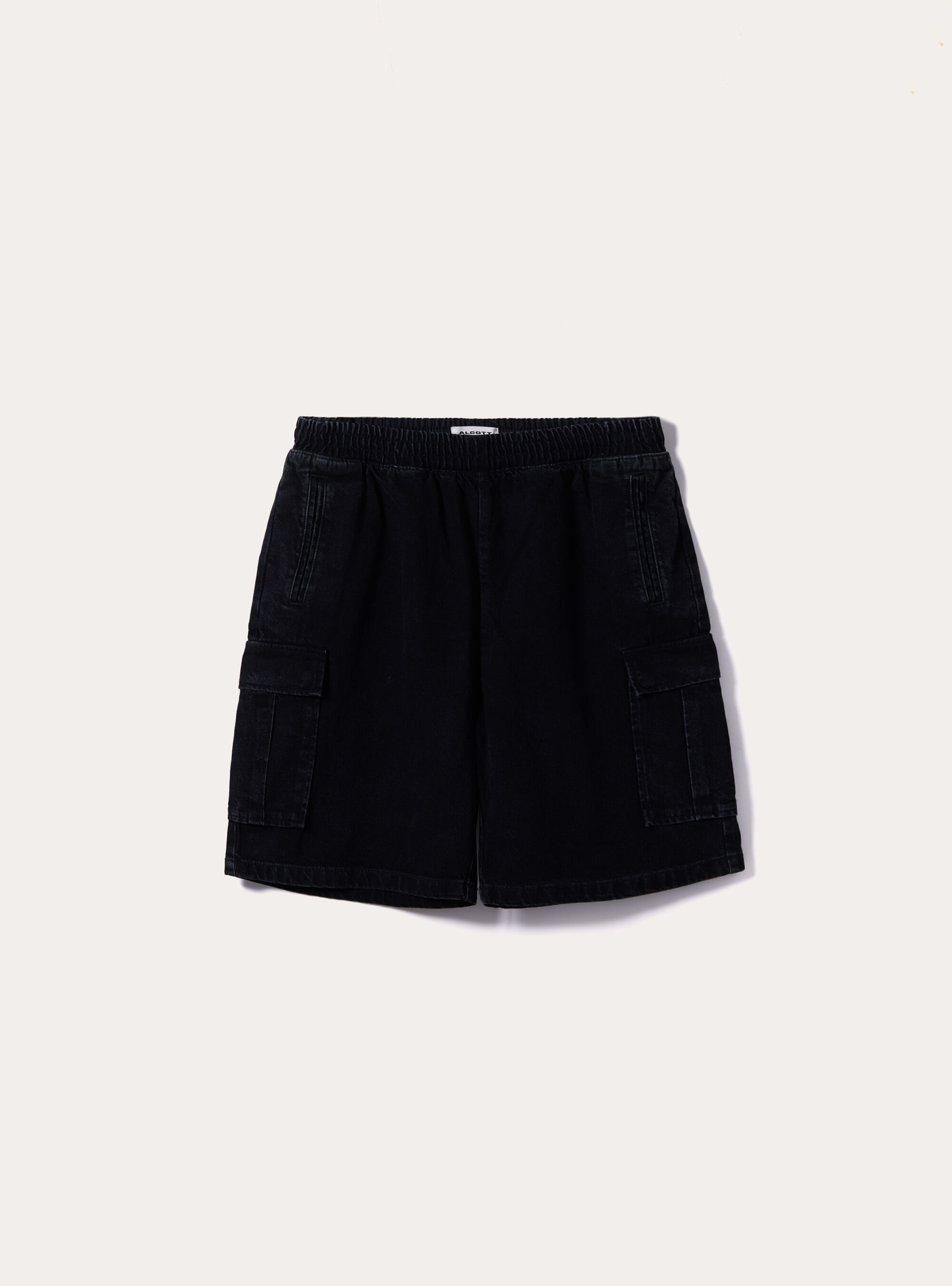 Twill cargo bermuda shorts, BK1 BLACK