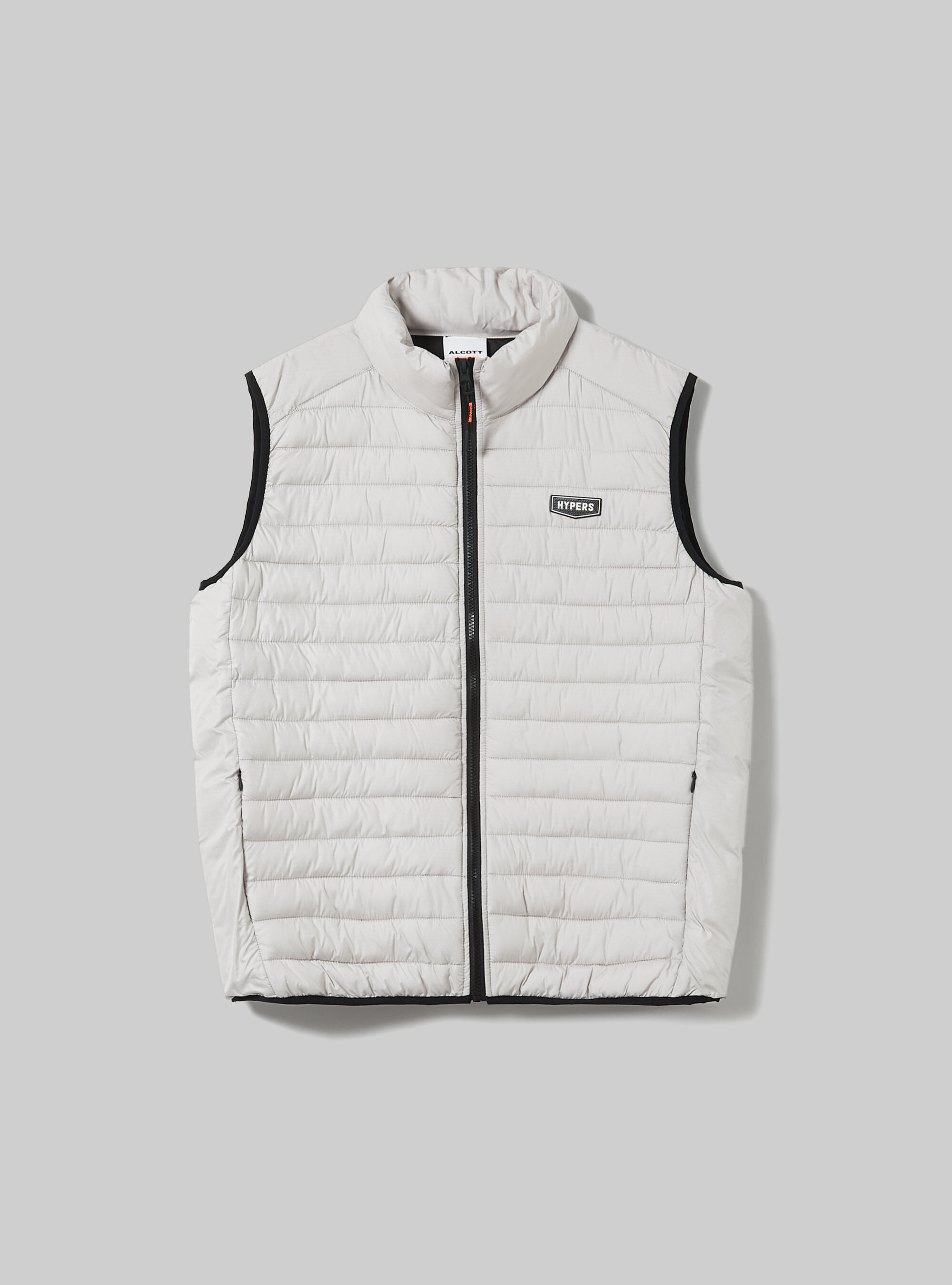 Padded sleeve jacket with contrasting zip, WH1 OFF WHITE