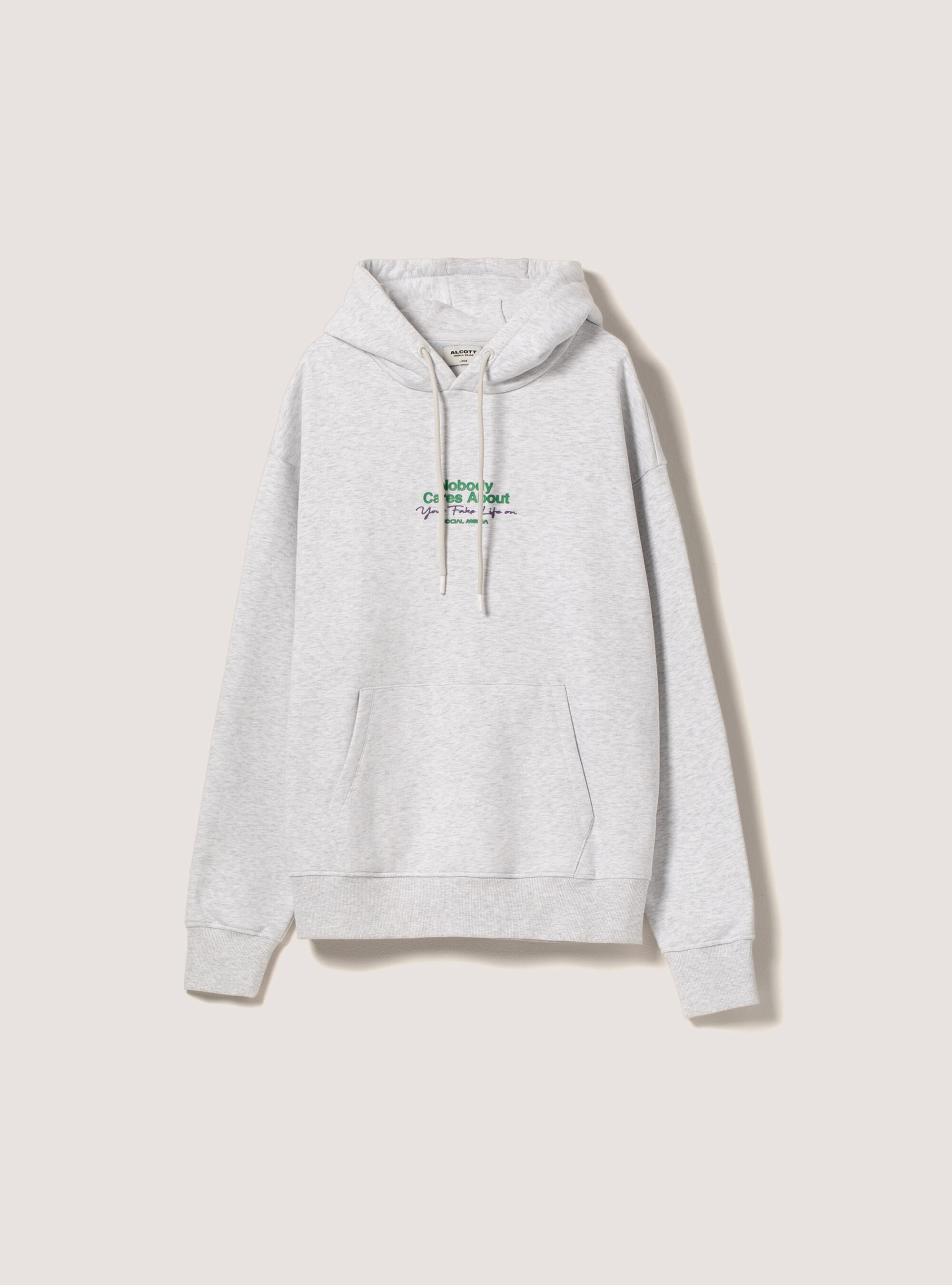Sweatshirt with print and hood Alcott Men s Sweatshirts