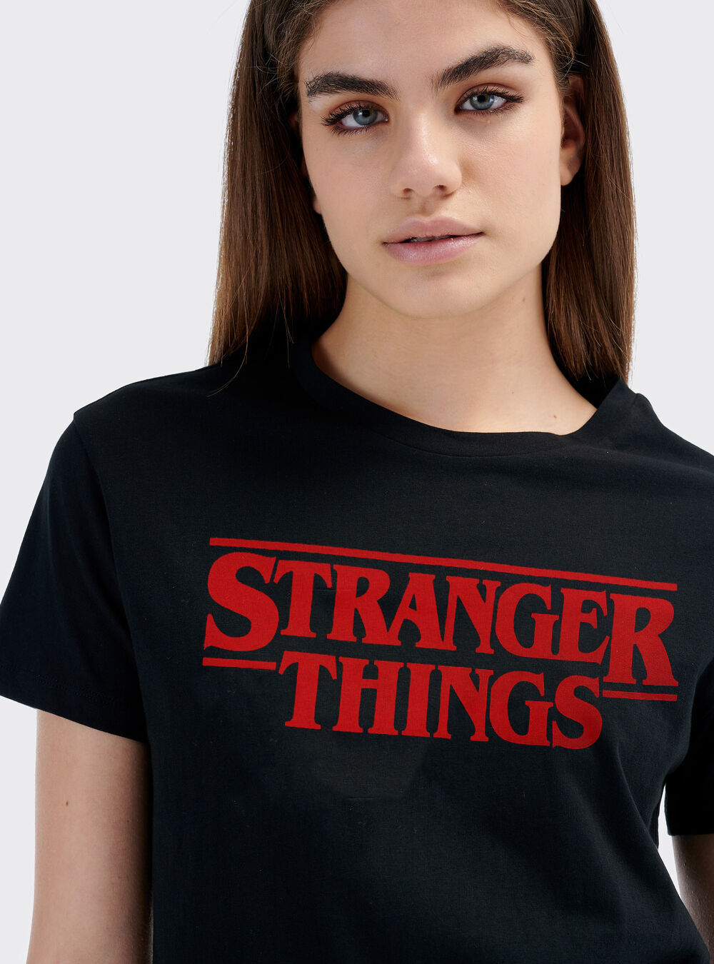 T-shirt Stranger Things by Alcott, C101 BLACK