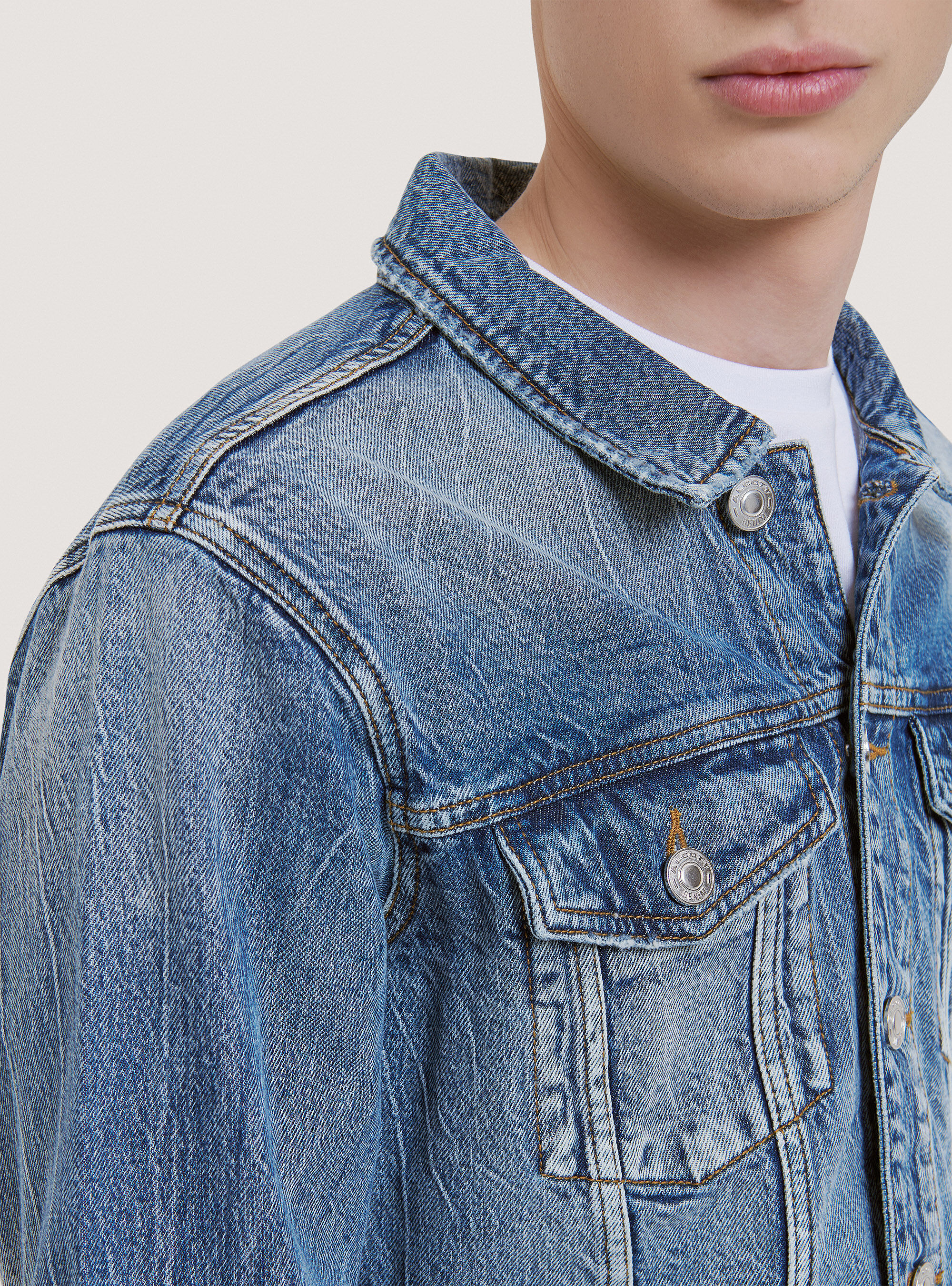 Giubbotto jeans alcott sale