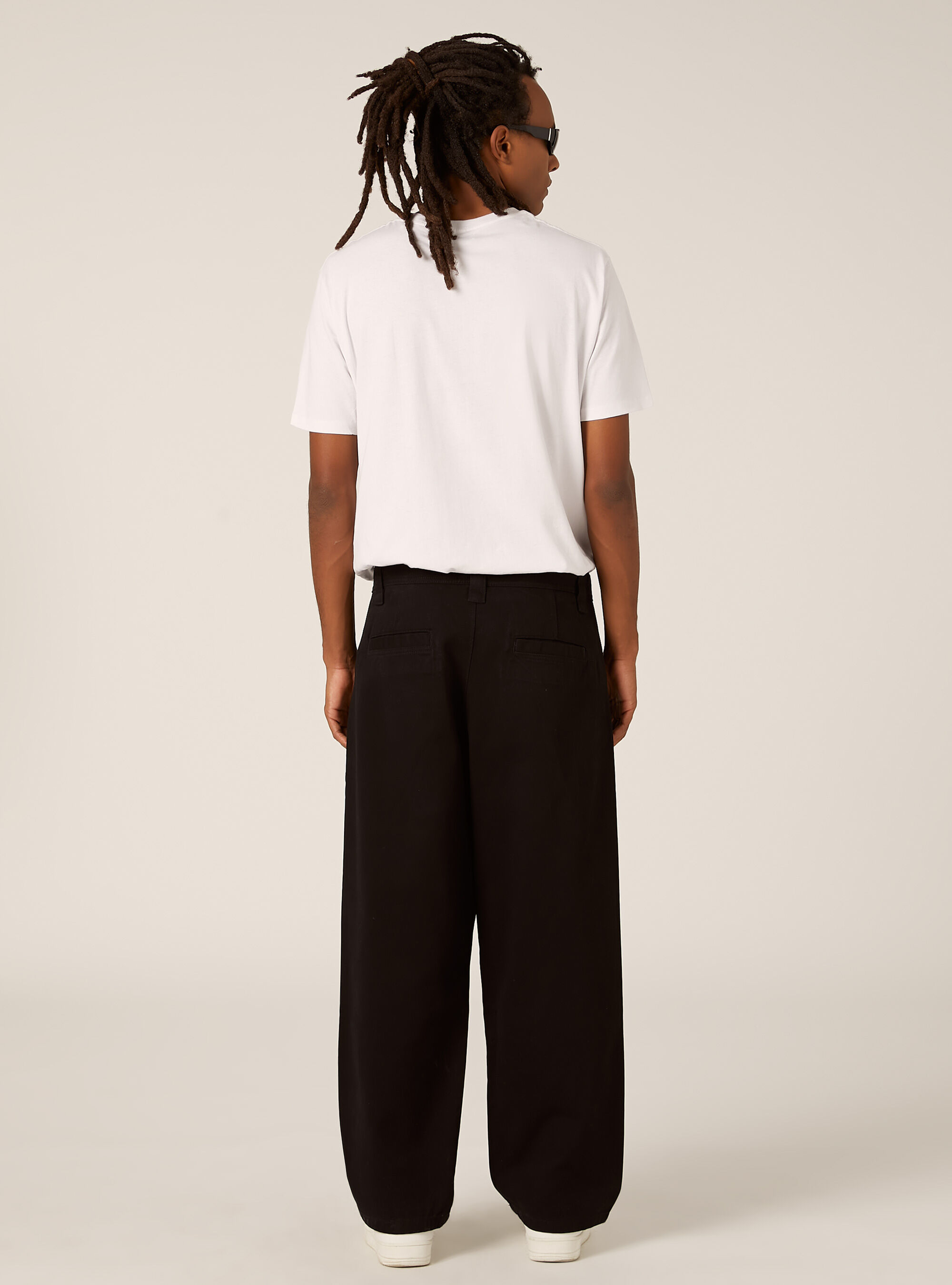Chino in twill, BK1 BLACK