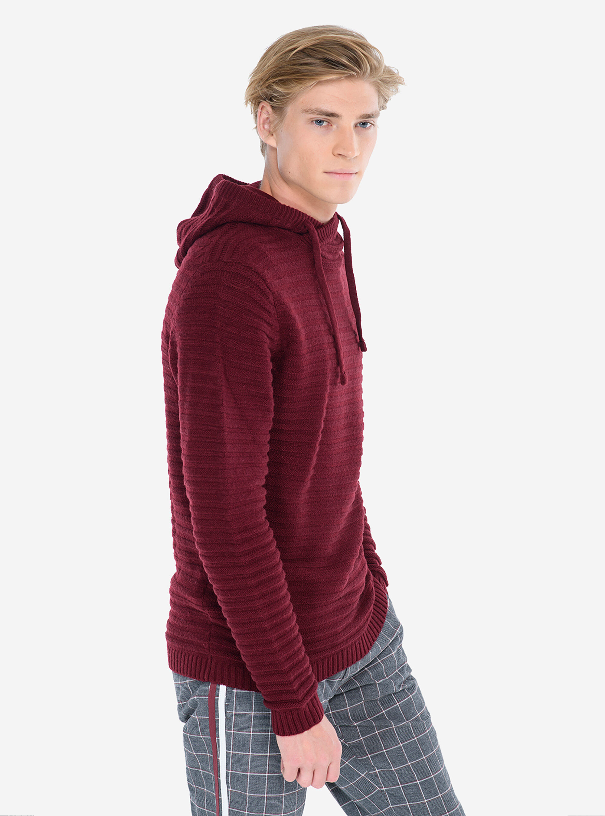 Heavy Pullover Hood Sweat P-Bordeaux
