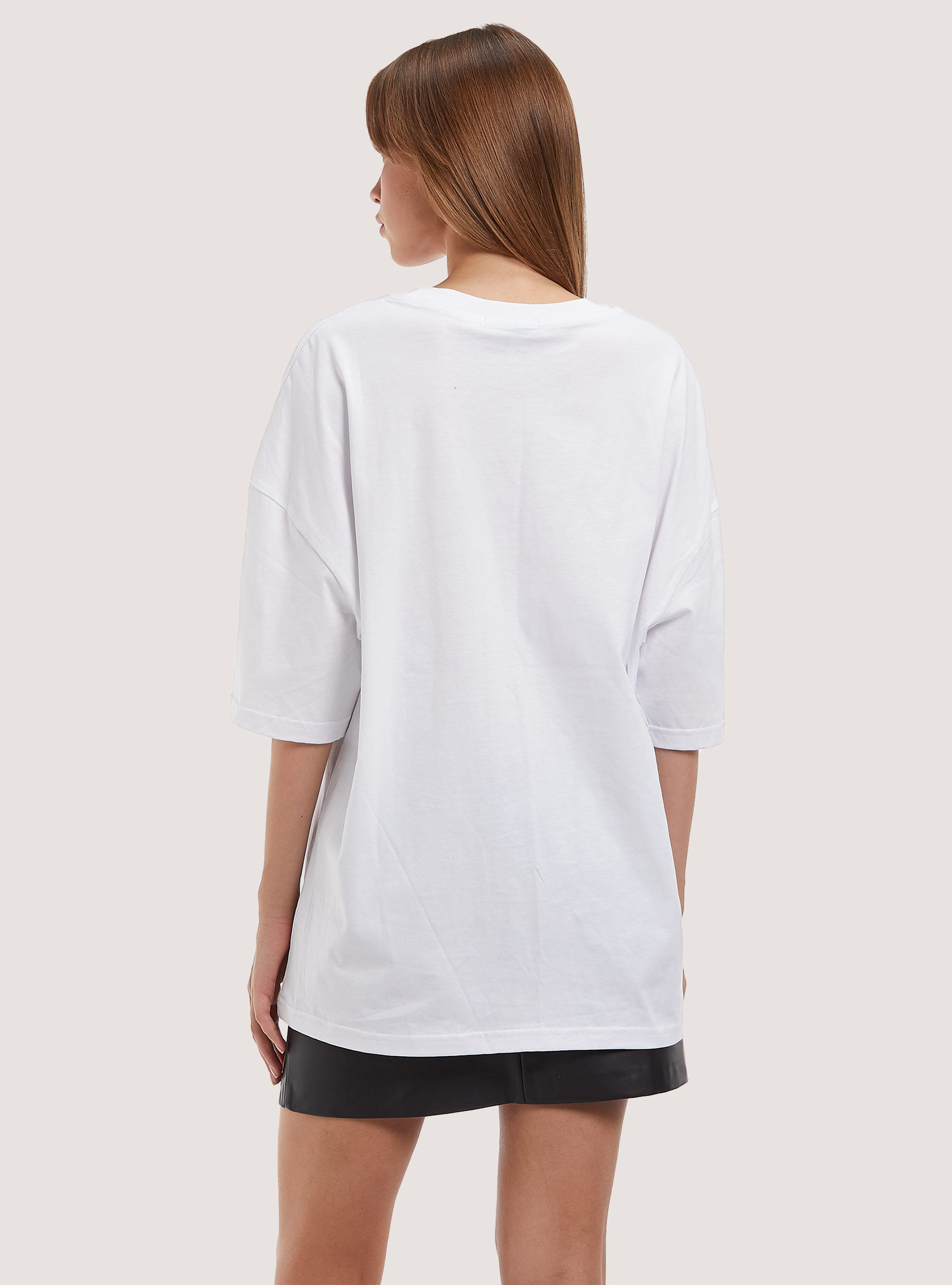 T-shirt with Flames Collection print, WH2 WHITE