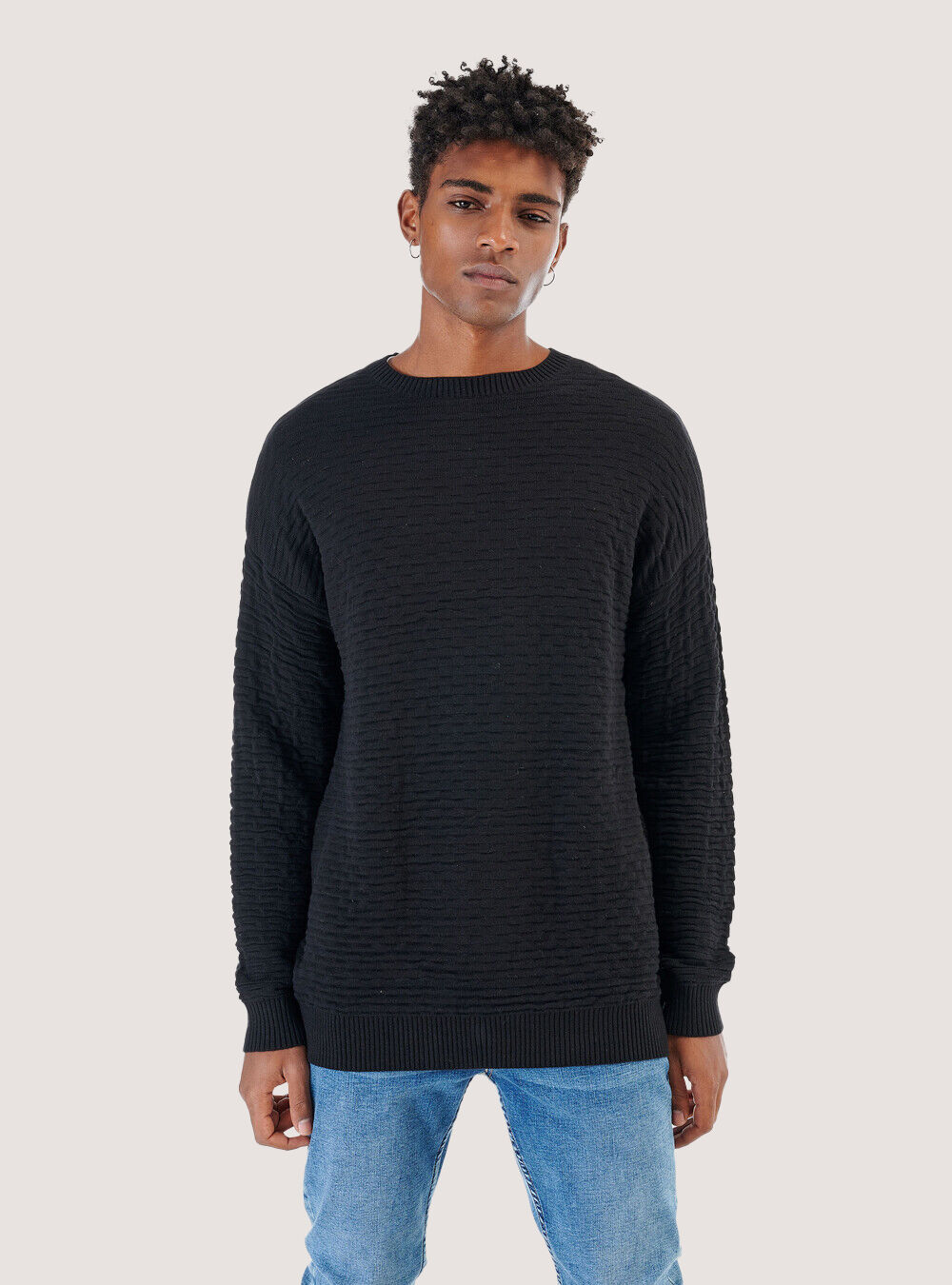 Pull long fit, C101 BLACK