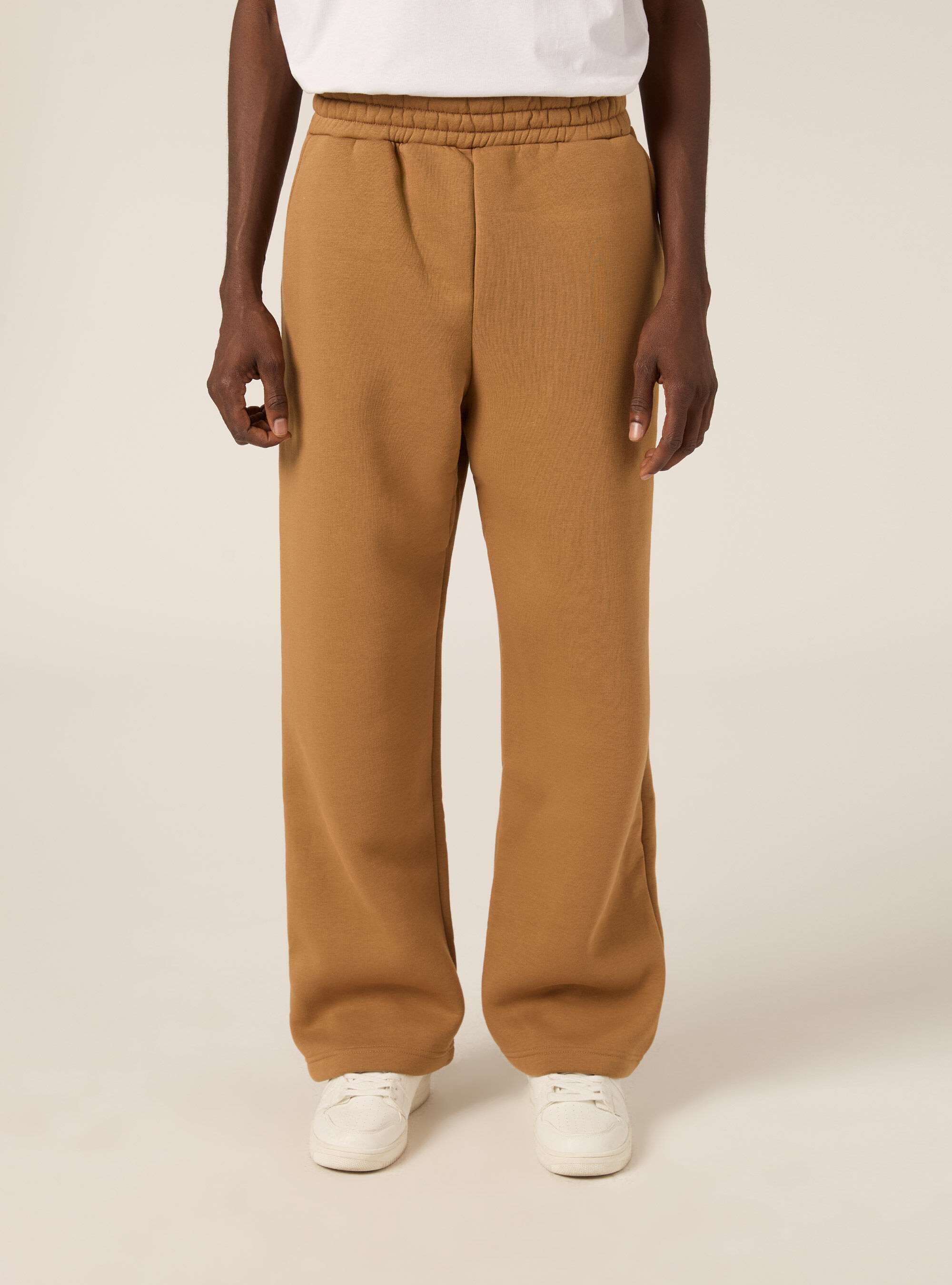 Pantaloni loose fit in felpa