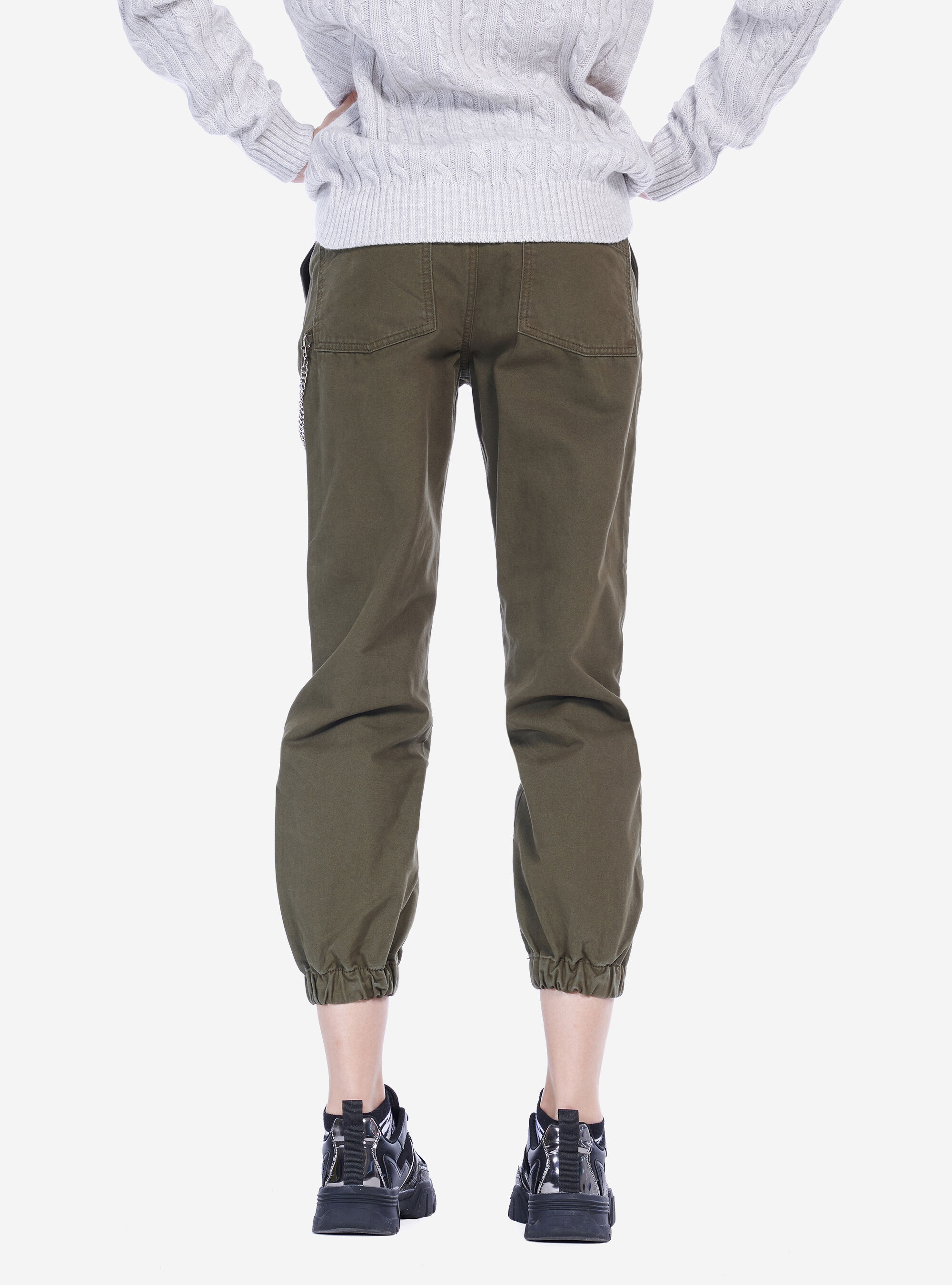 Pantalon avec elastique en bas femme shop