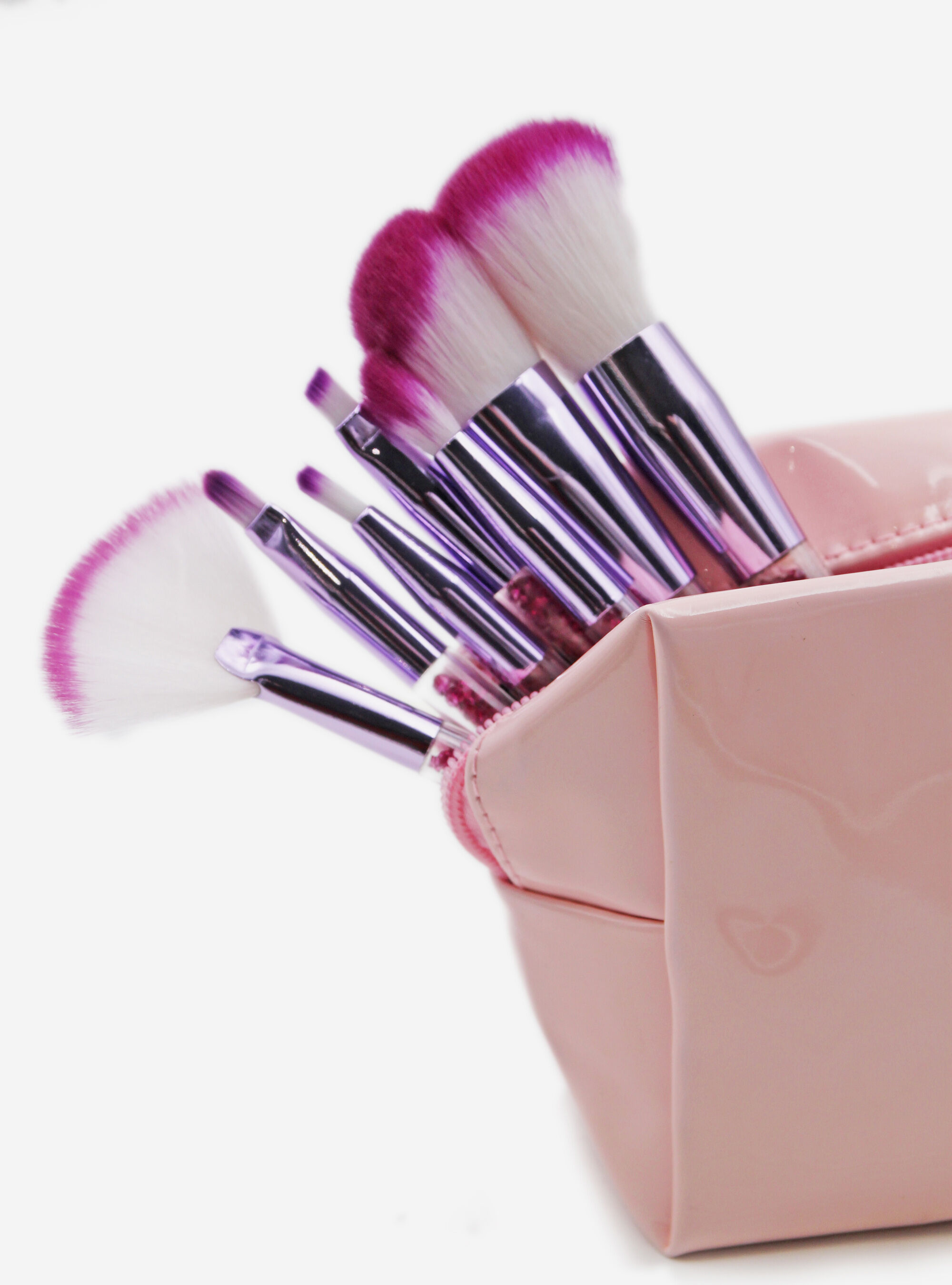 Lot 7 pinceaux paillettes, C443 VIOLET