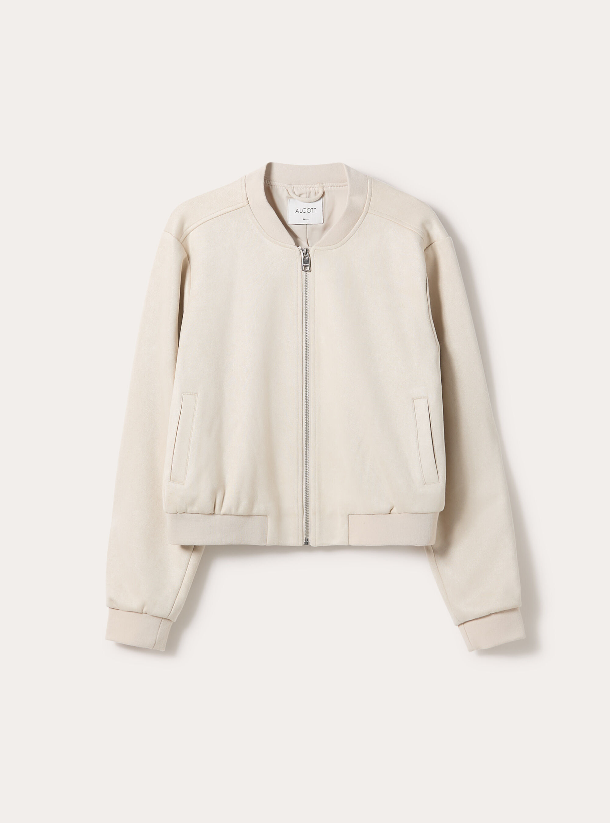 Bomberjacke aus Wildleder, SA2 SAND MEDIUM