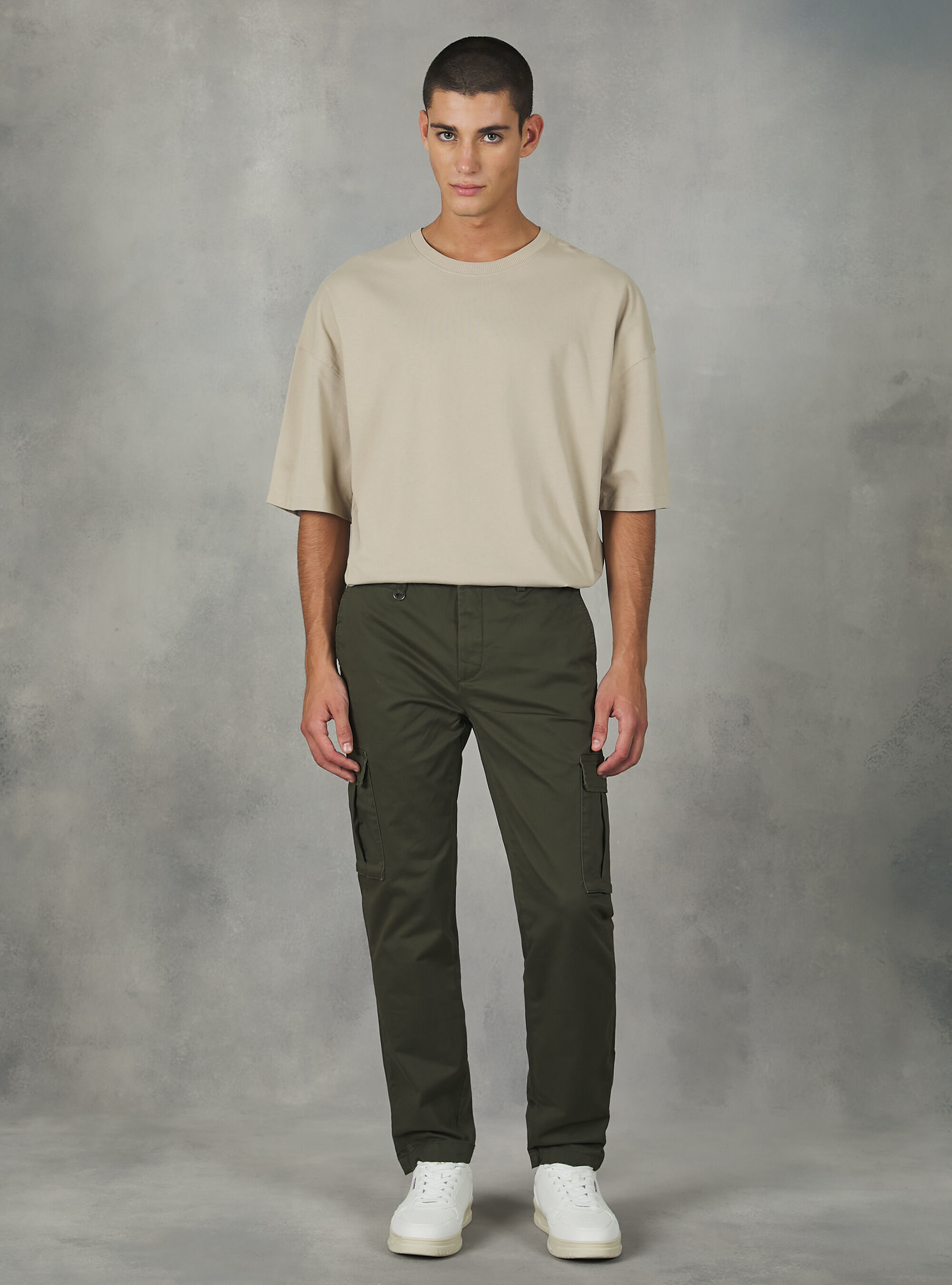 100 cotton cargo trousers sales