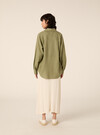 Linen-blend shirt, KY2 KAKY MEDIUM