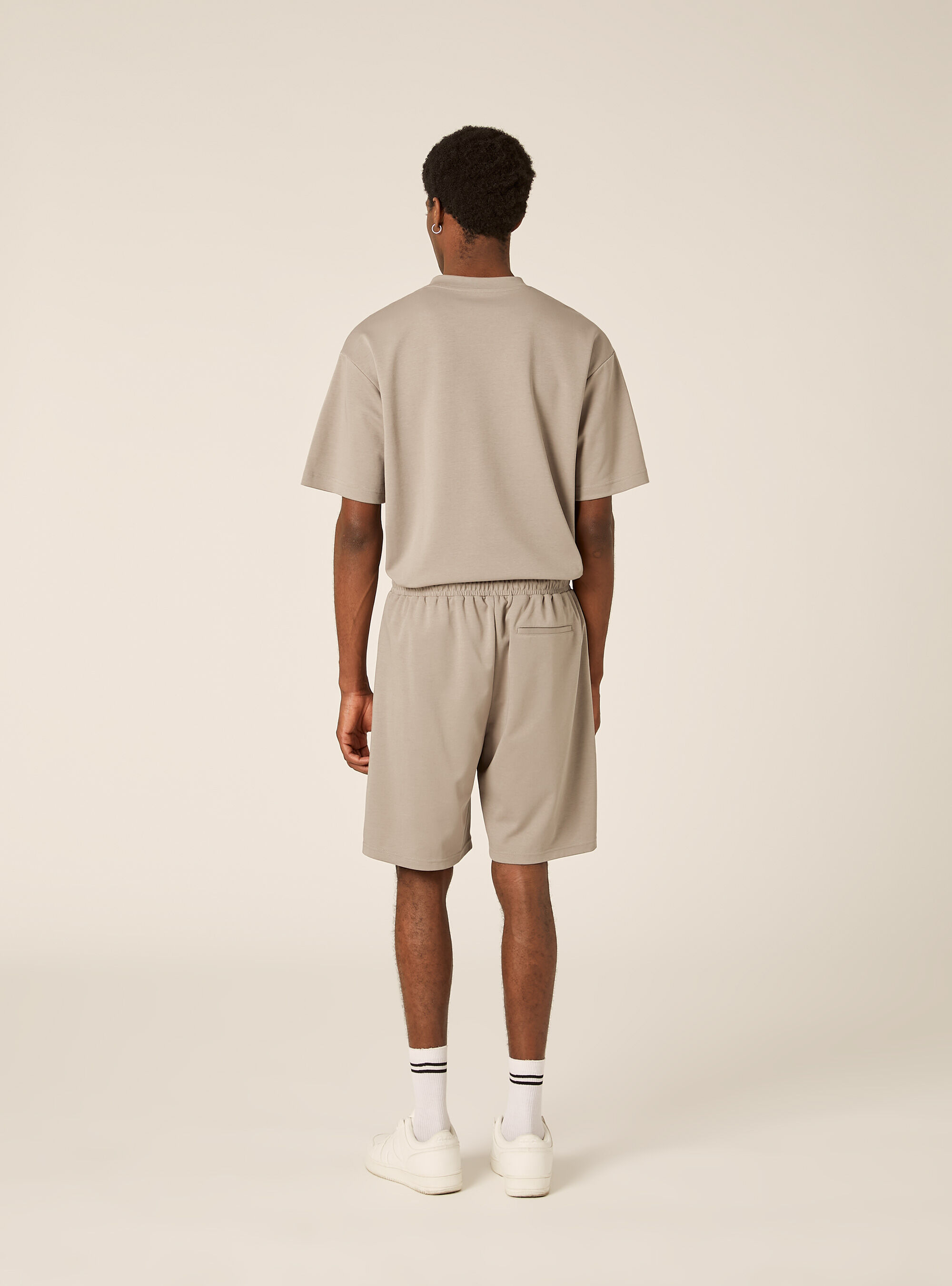 Bermuda AIRes in jersey, GRIGIO MEDIO