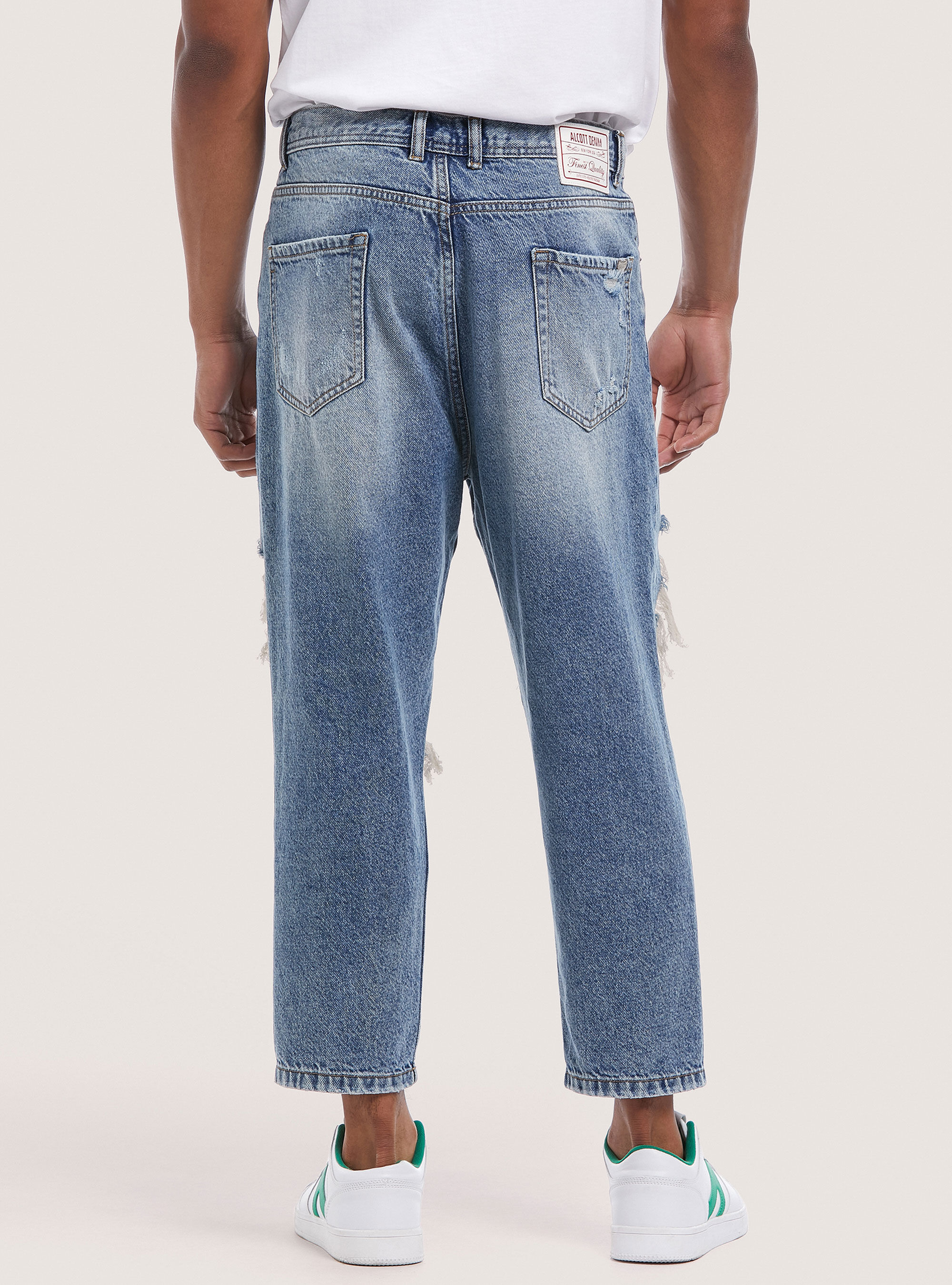 Loose Fit Cotton Jeans