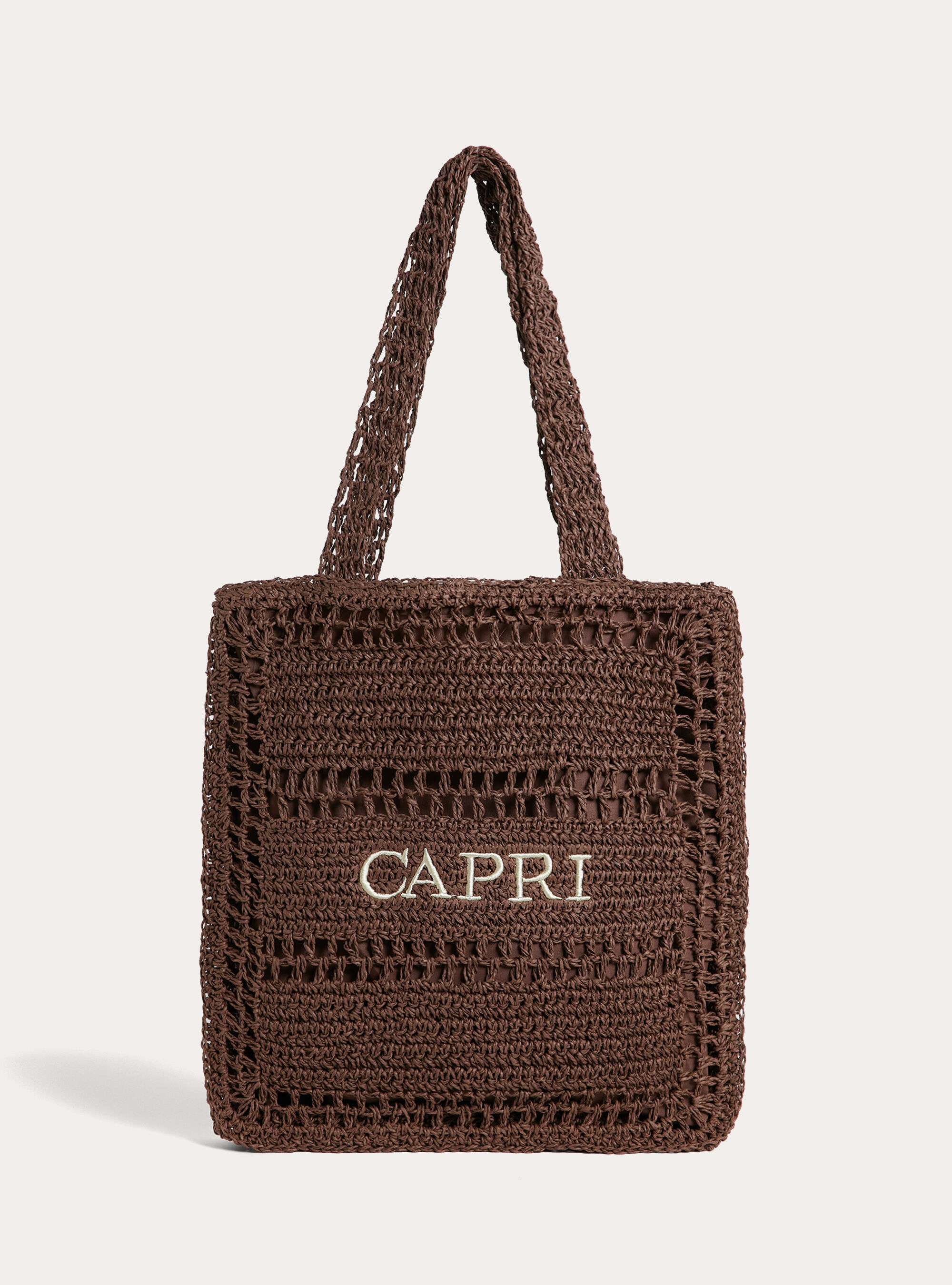 Borsa Tote in Paglia