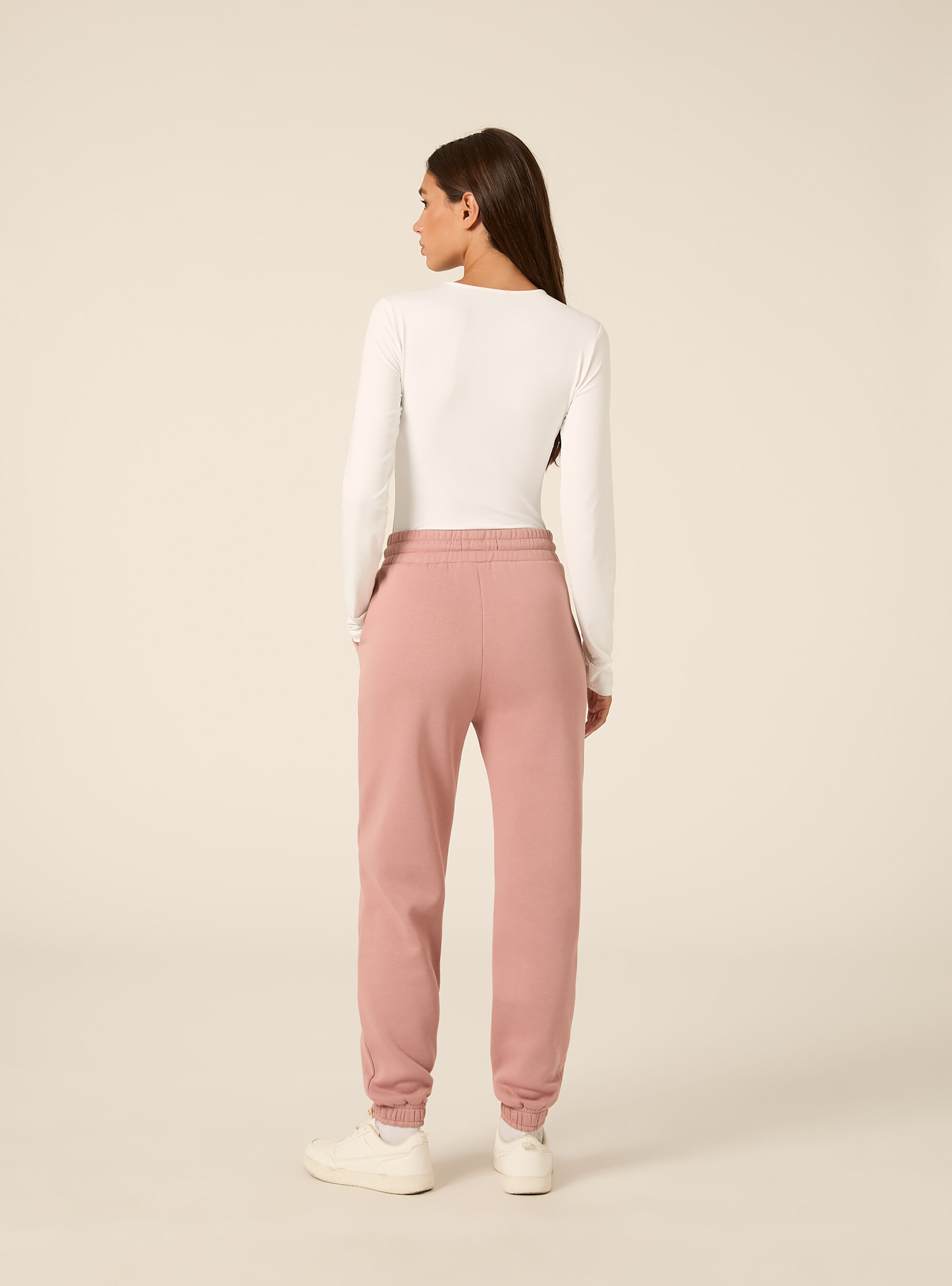 Jogger basic tinta unita, PK2 PINK MEDIUM