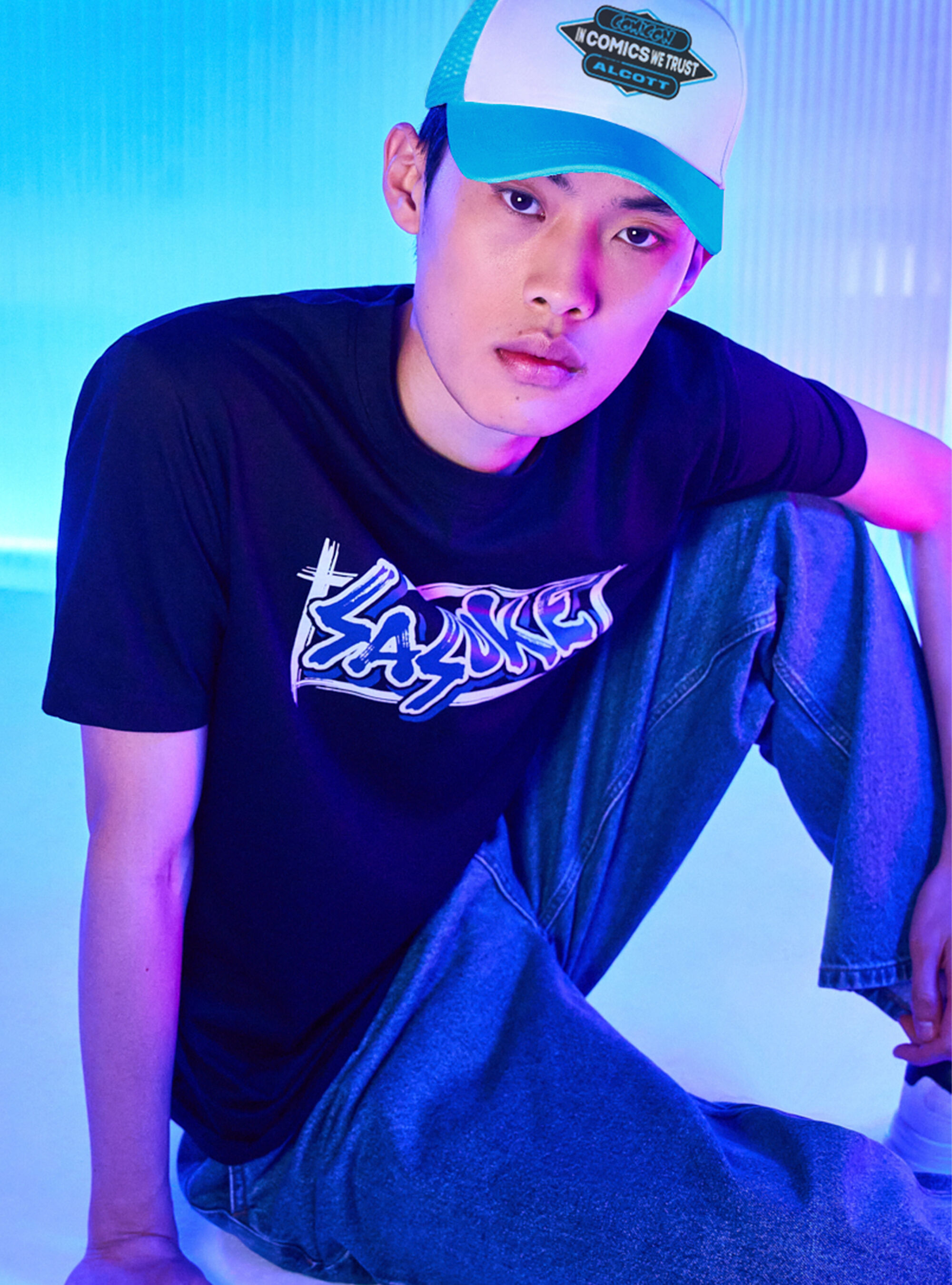 Official Hat Alcott x Comicon, AZ2 AZURE MEDIUM