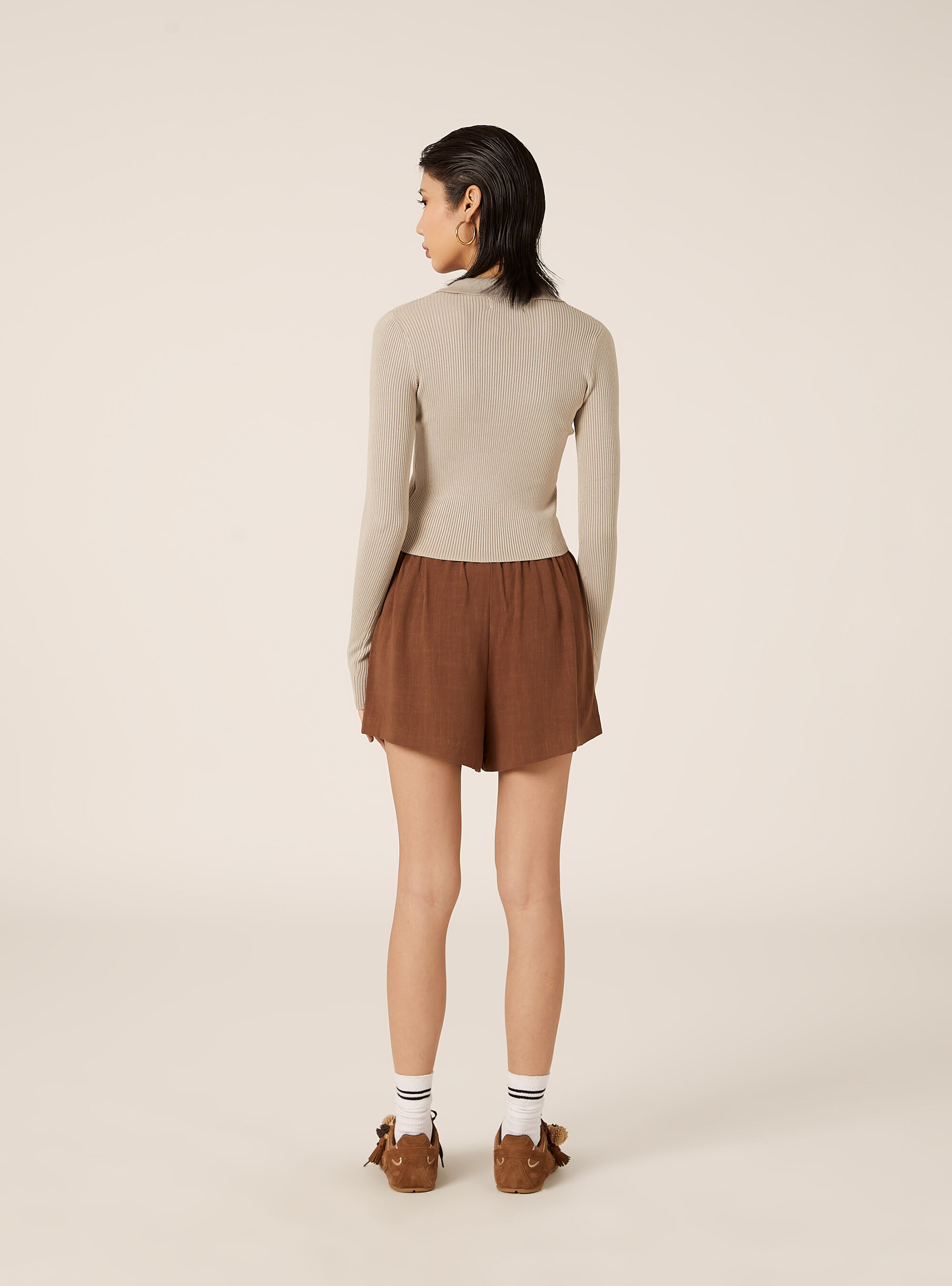 Polo in maglia, BG2 BEIGE MEDIUM