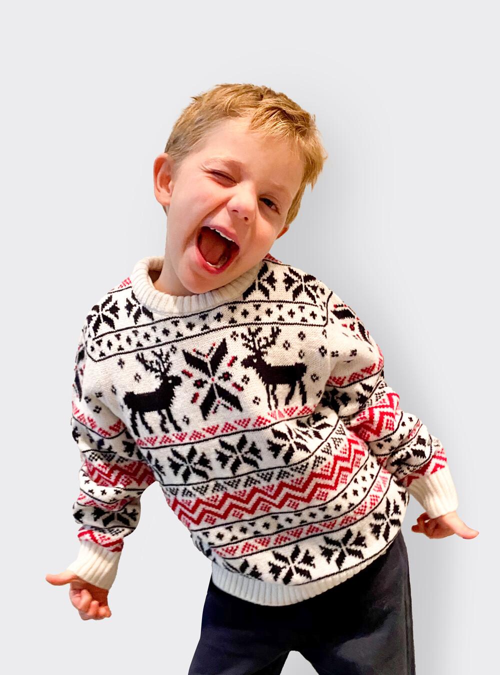 Pullover Maglia Bimbo Natale Maglione Natale Felpe Natalizie