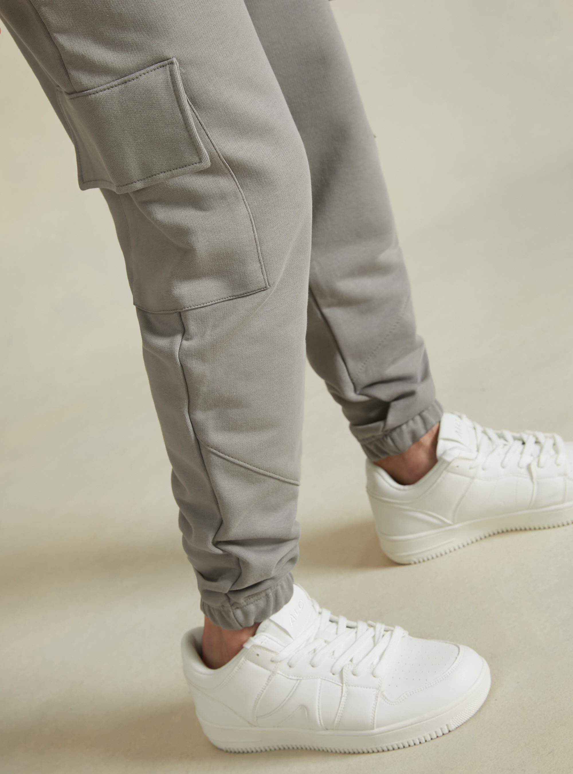 Cotton jogger with pockets, GY2 GREY MEDIUM