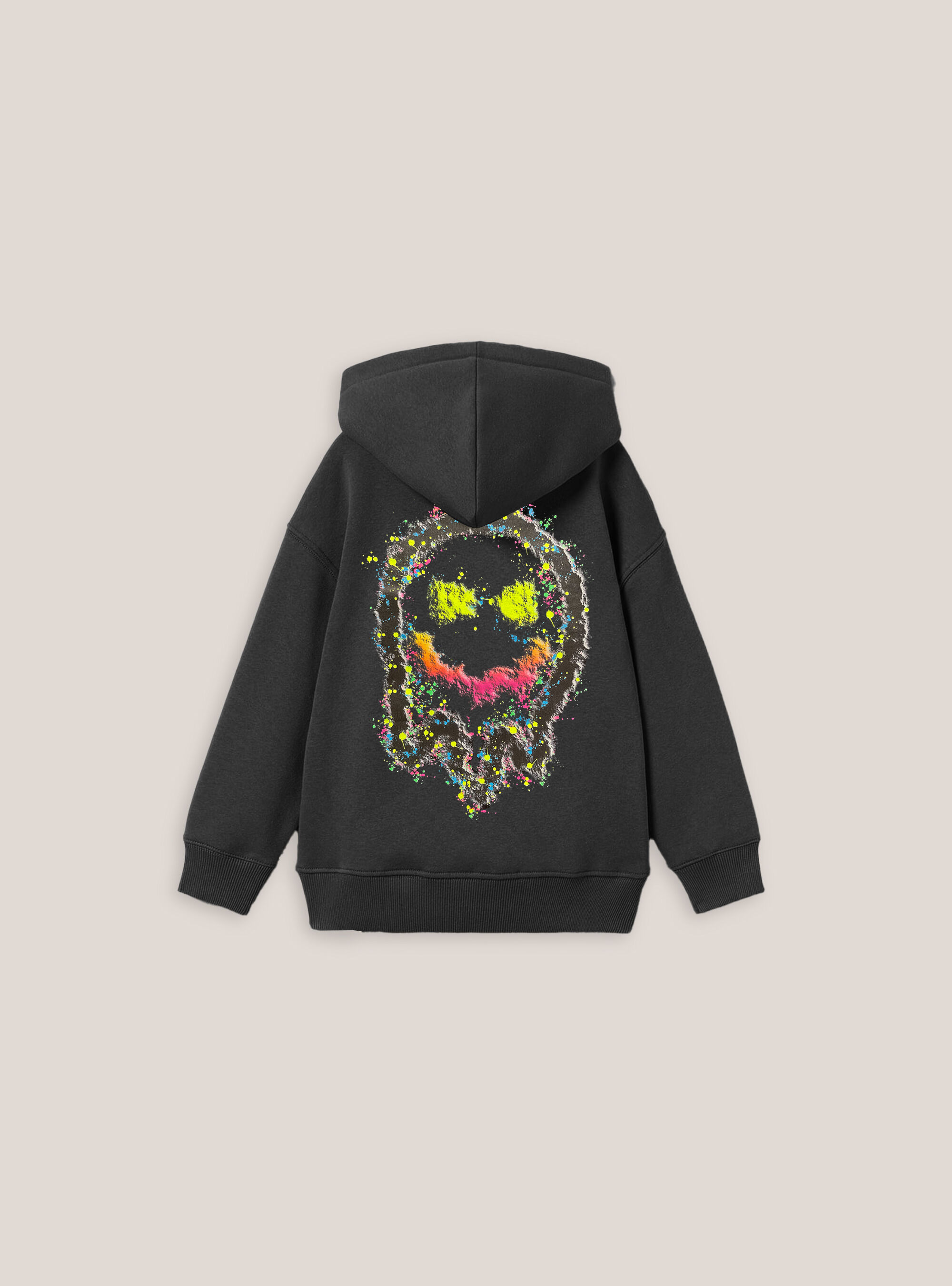 Sudadera Mini Me con estampado de la colecci&oacute;n Smile, BK1 BLACK