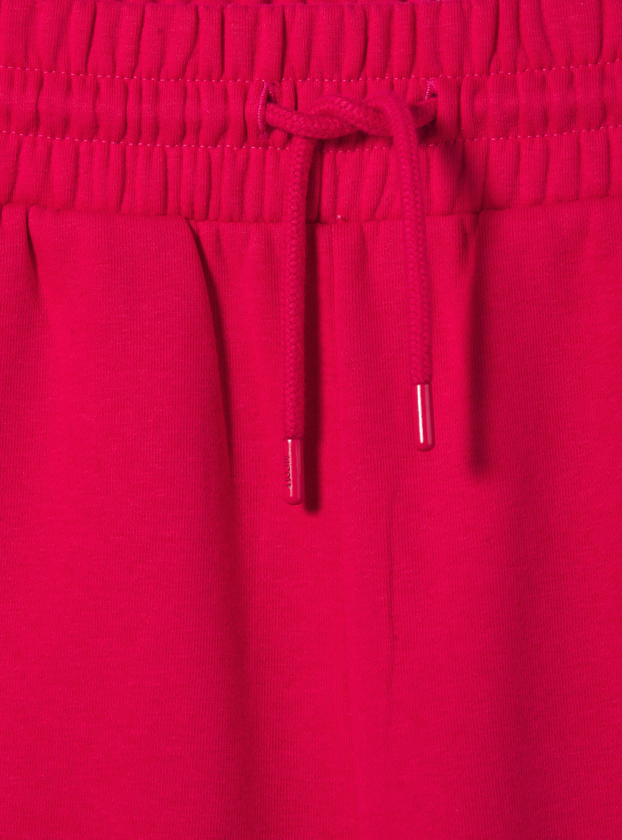 Plush jogger trousers, FX1 FUXIA DARK