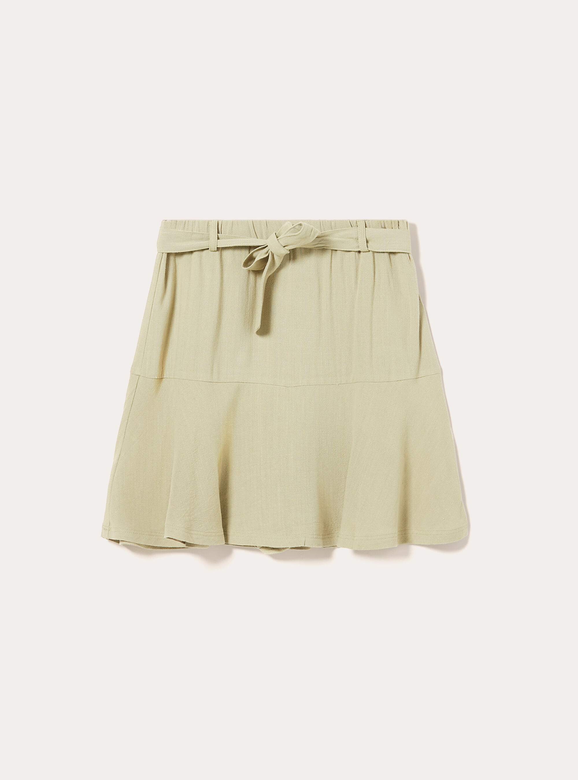 Mini-Skort aus Leinenmischung, KY3 KAKY LIGHT