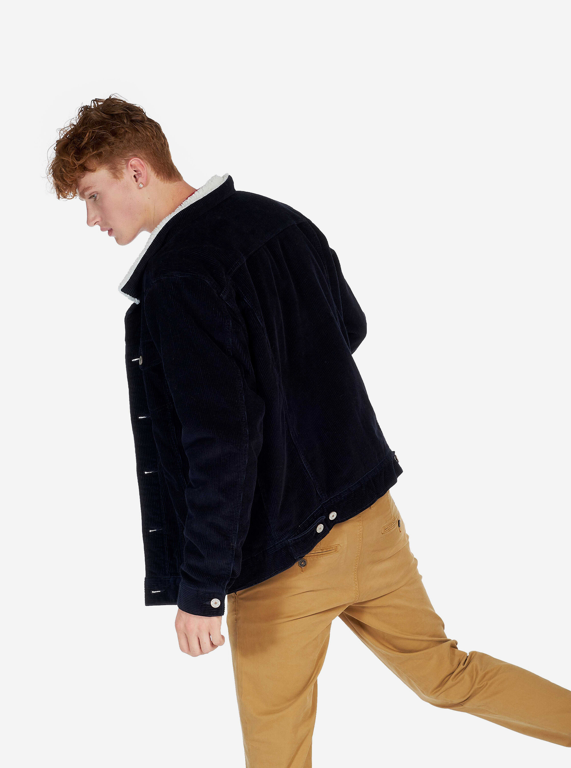 Veste discount velour moumoute
