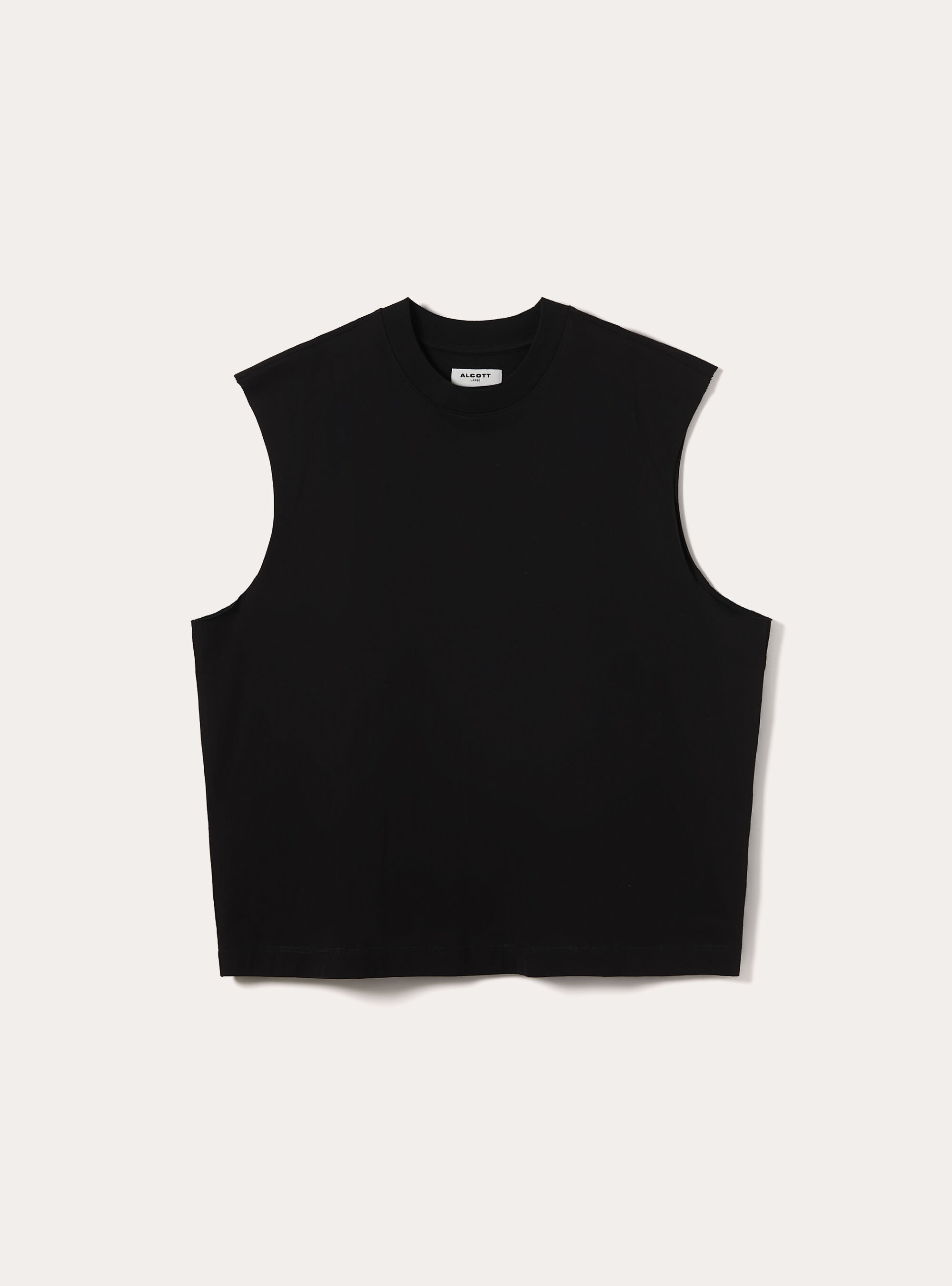 Tanktop in Boxy-Fit, BK1 BLACK