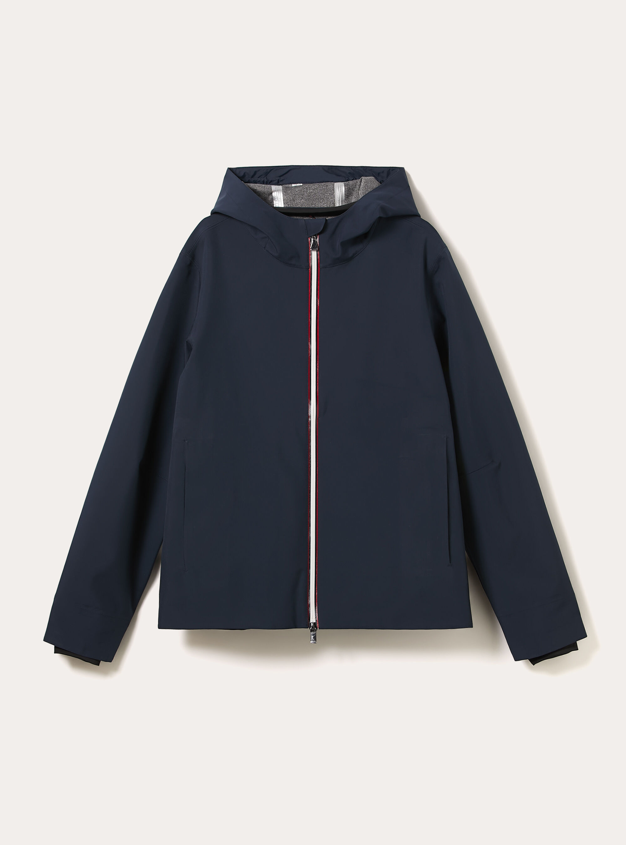 Technical windproof jacket with hood, NA1 NAVY DARK