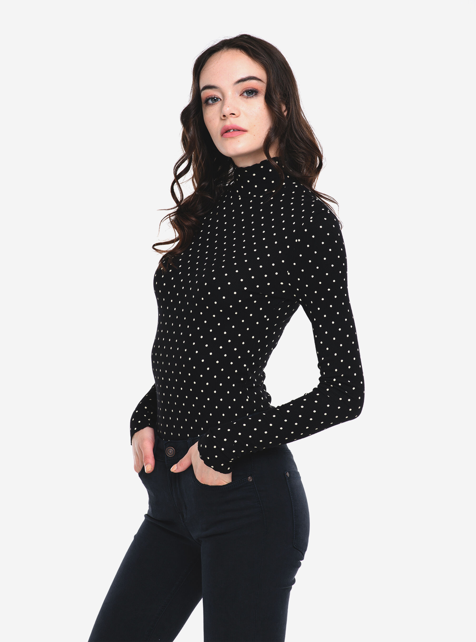 BODY WITH LONG SLEEVES, BLACK