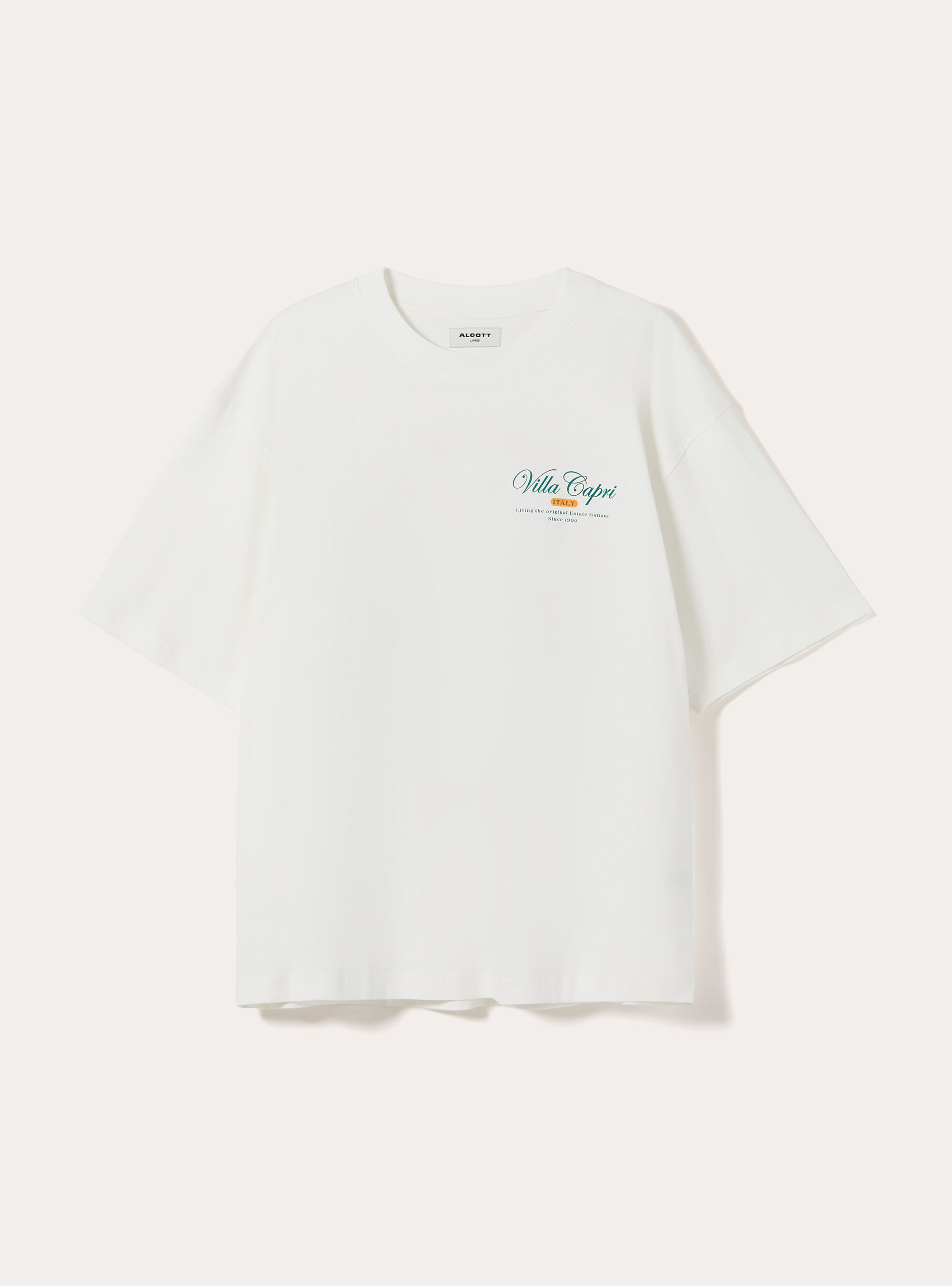Capri Amore Mio Boxy Fit T-Shirt, WH2 WHITE