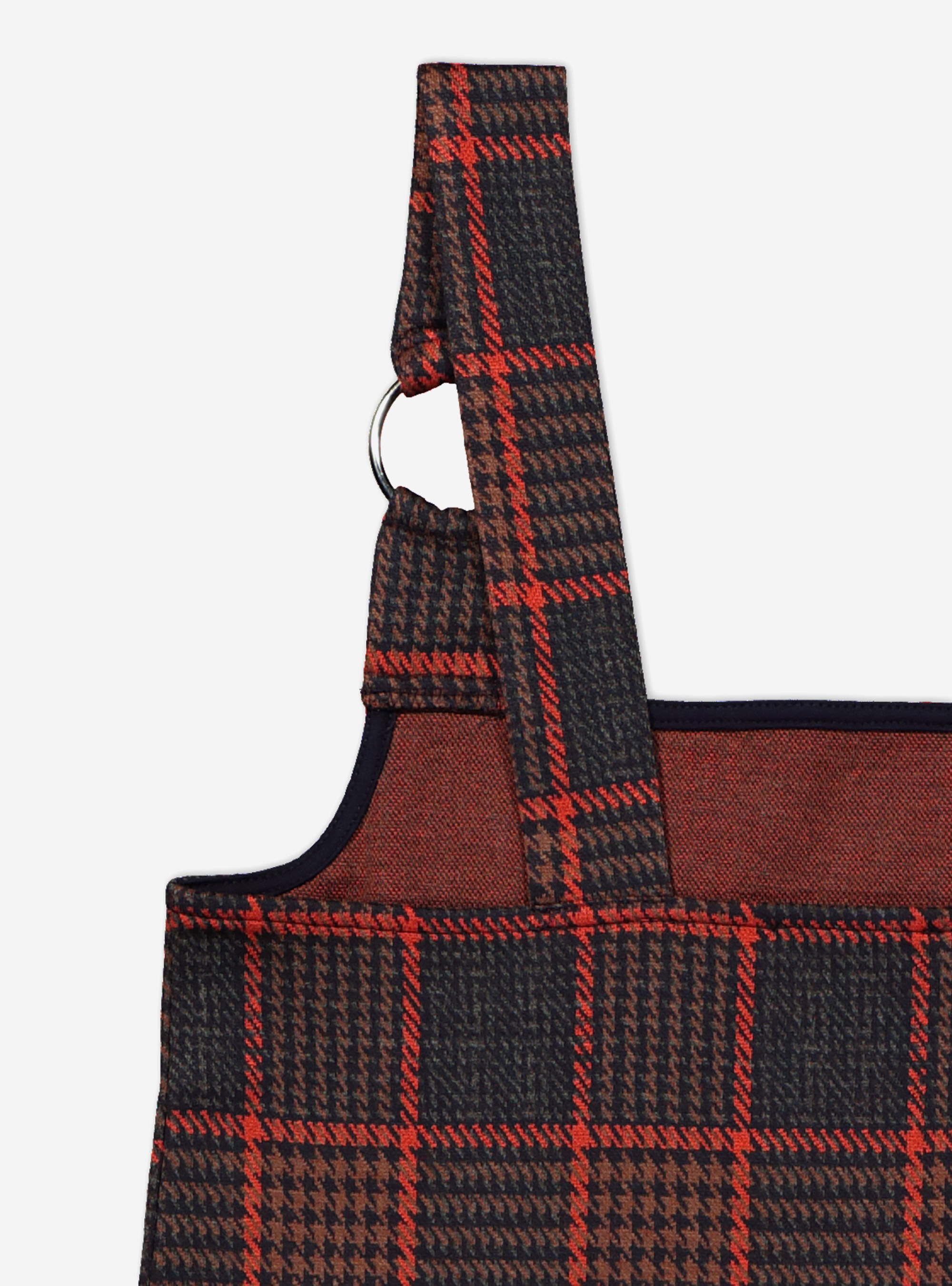 Salopette courte &agrave; carreaux, PIED DE POUL