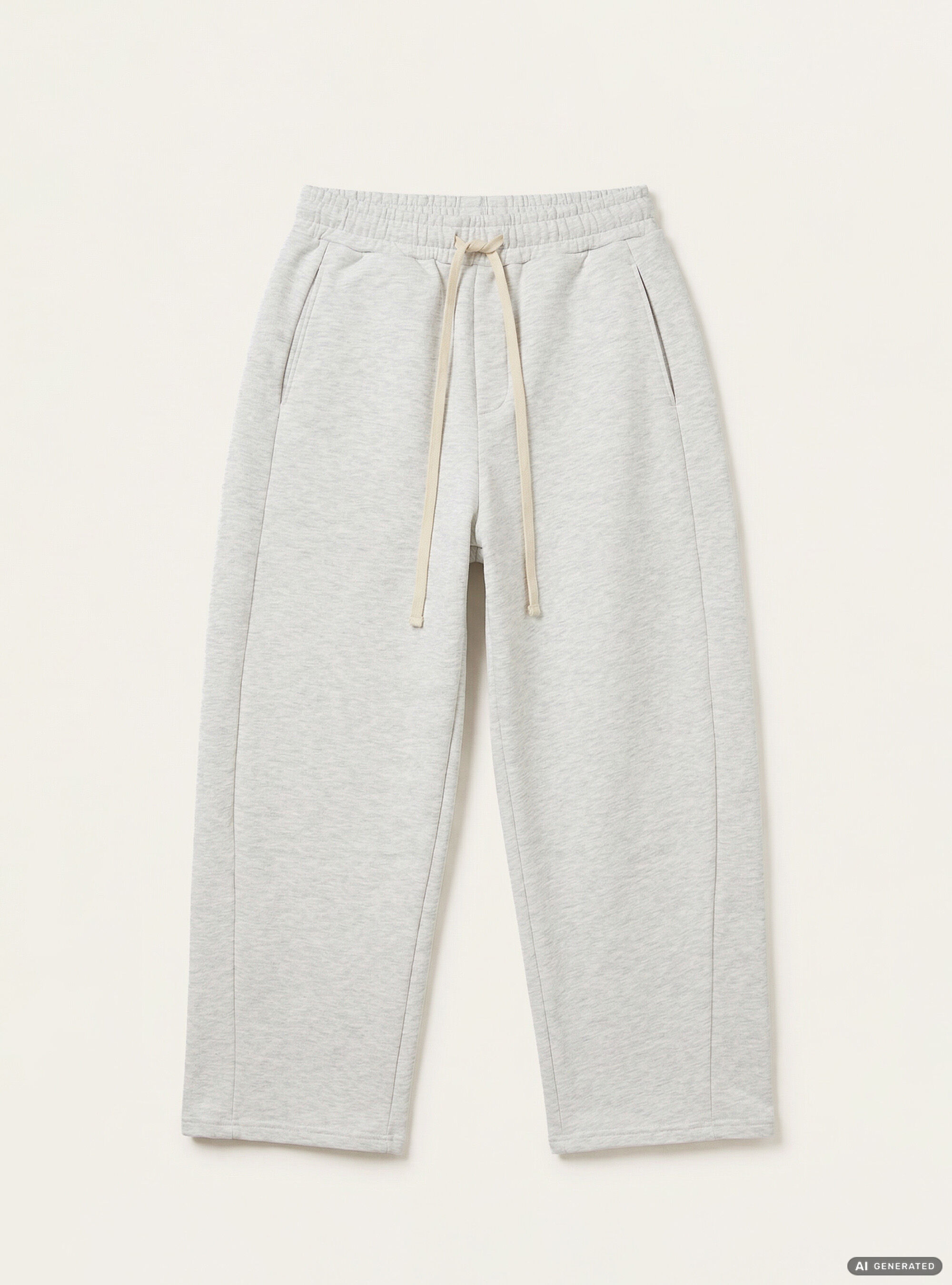 Jogger in felpa baloon fit, MGY3 GREY MEL LIGHT