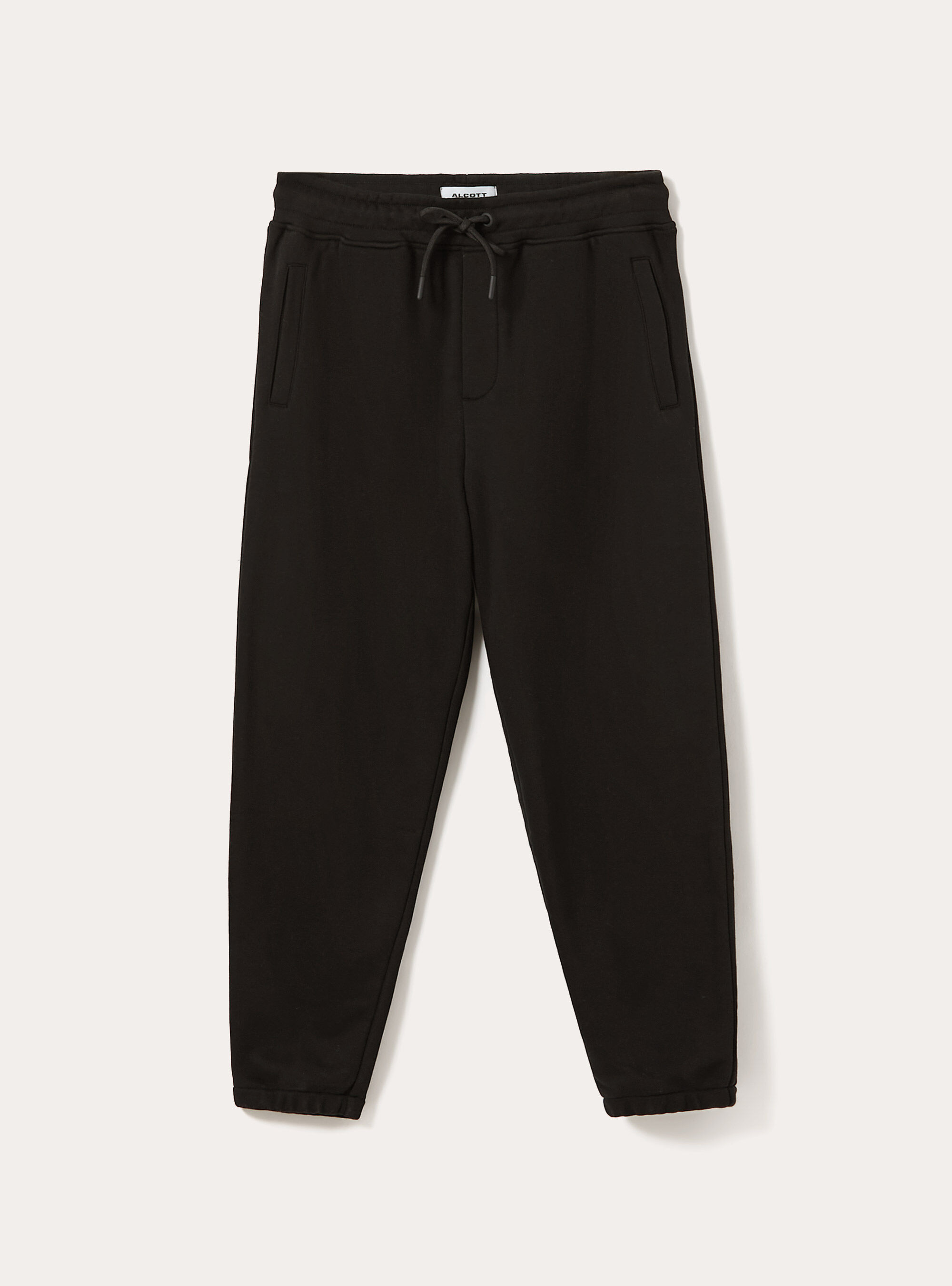 Pantal&oacute;n jogger de felpa, BK1 BLACK