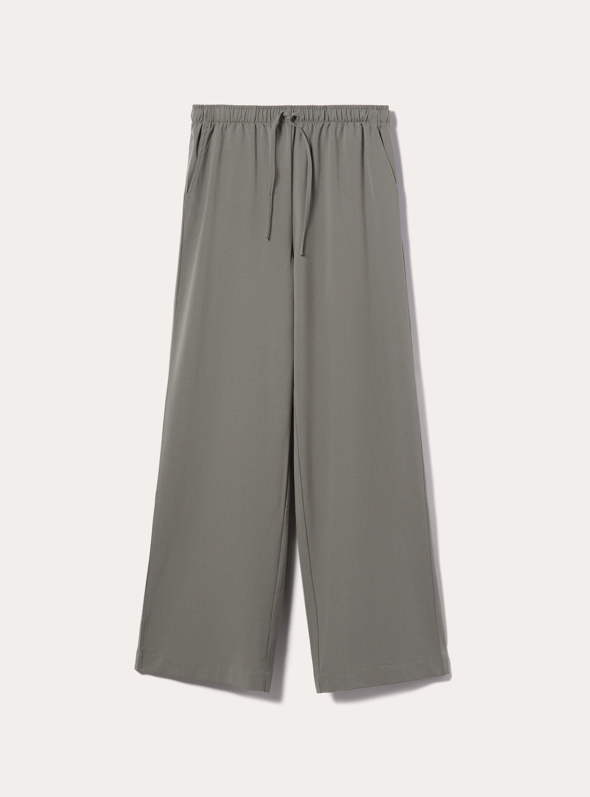 Smart trousers with drawstring, KY2 KAKY MEDIUM