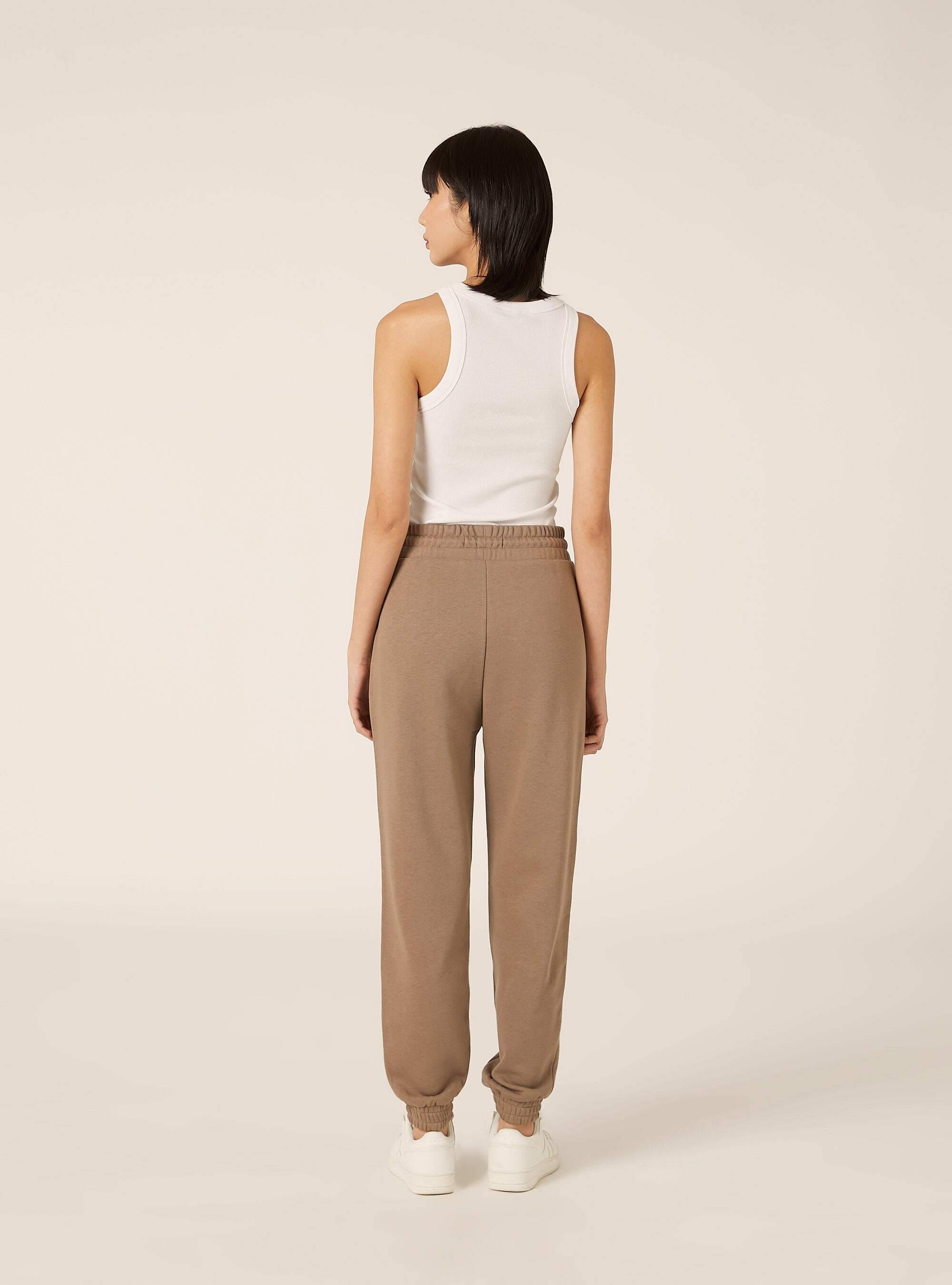 Jogginghose aus Sweatshirtstoff, BR3 BROWN LIGHT