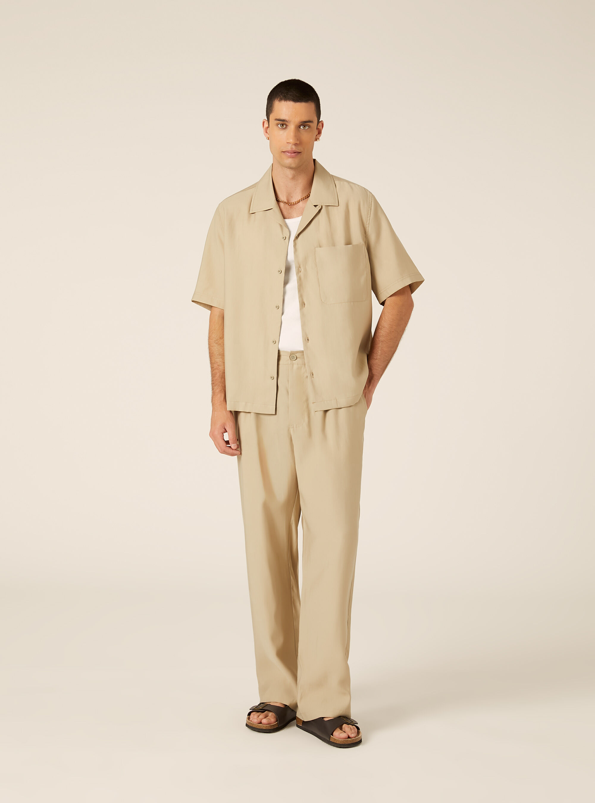 Short Sleeve Fluid Shirt