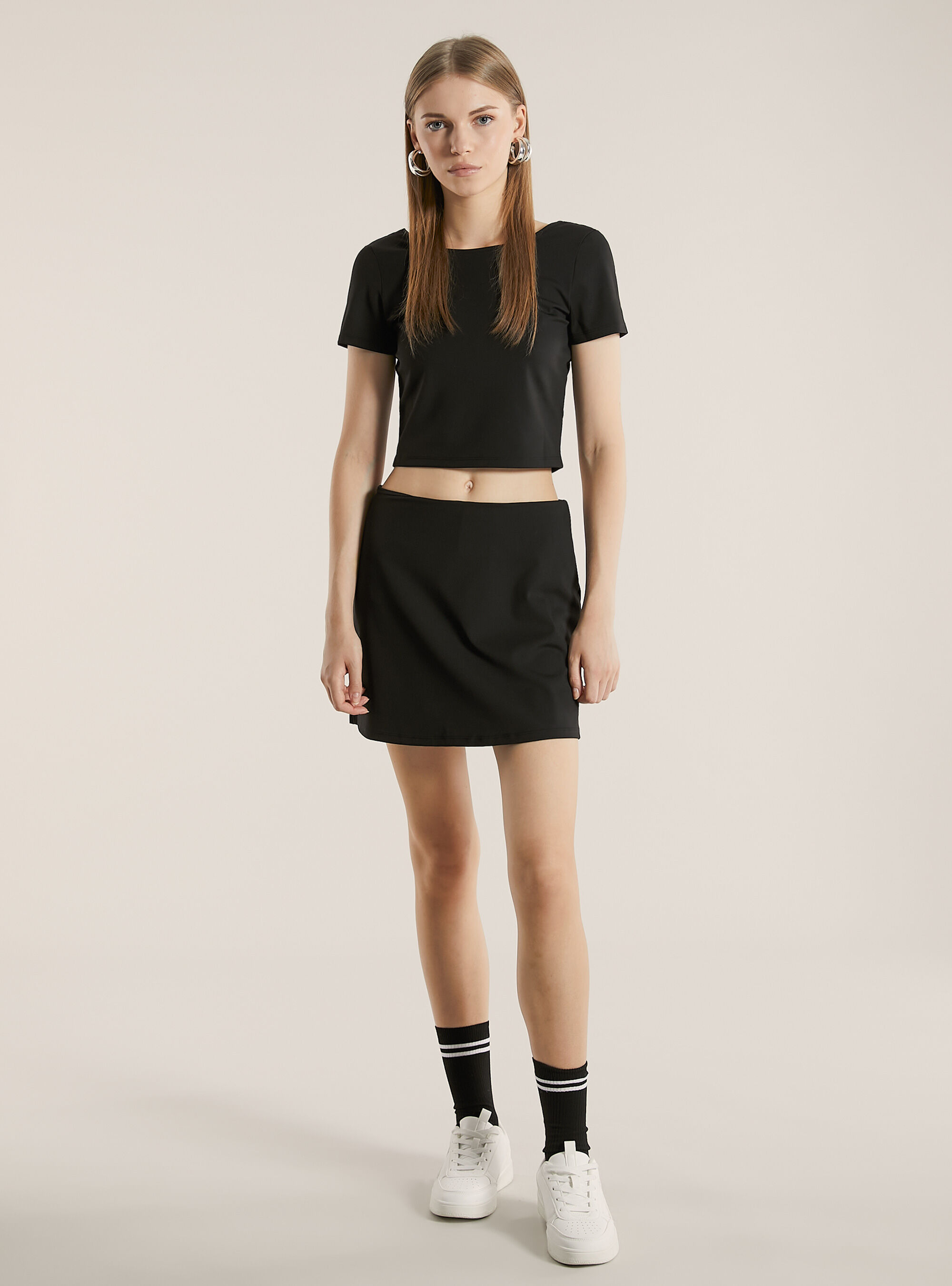 Active stretch t-shirt, BK1 BLACK