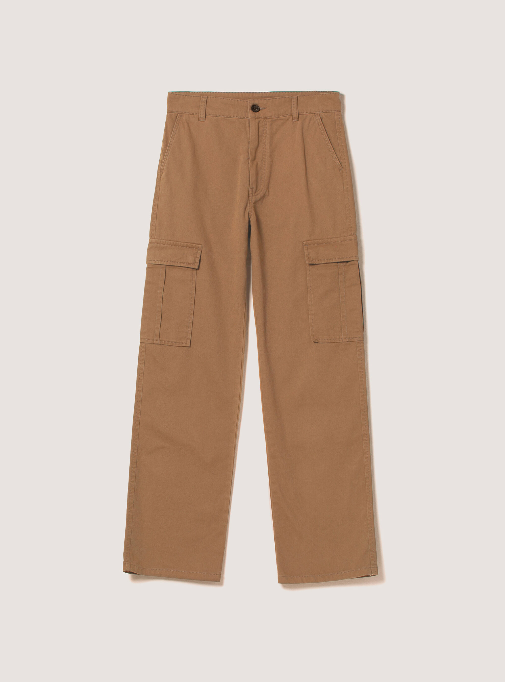 Twill cargo trousers, CM2 CAMEL MEDIUM