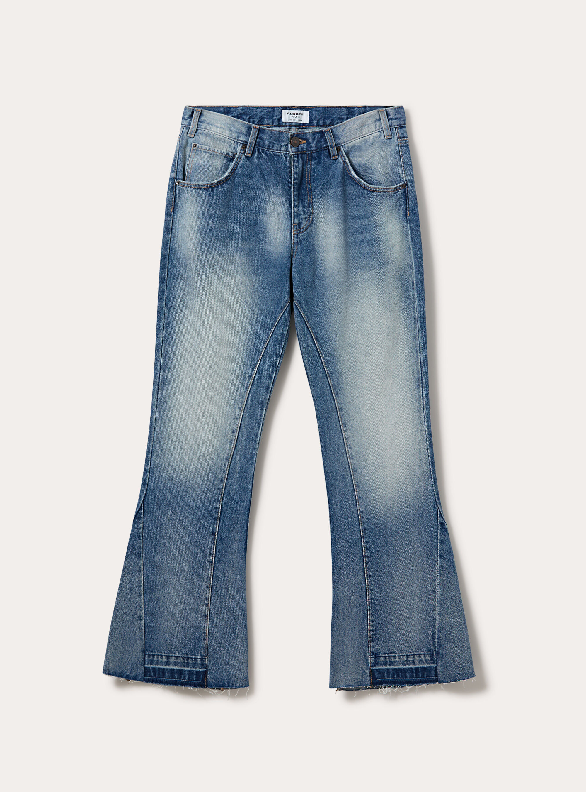 Jeans flare, D006 AZURE