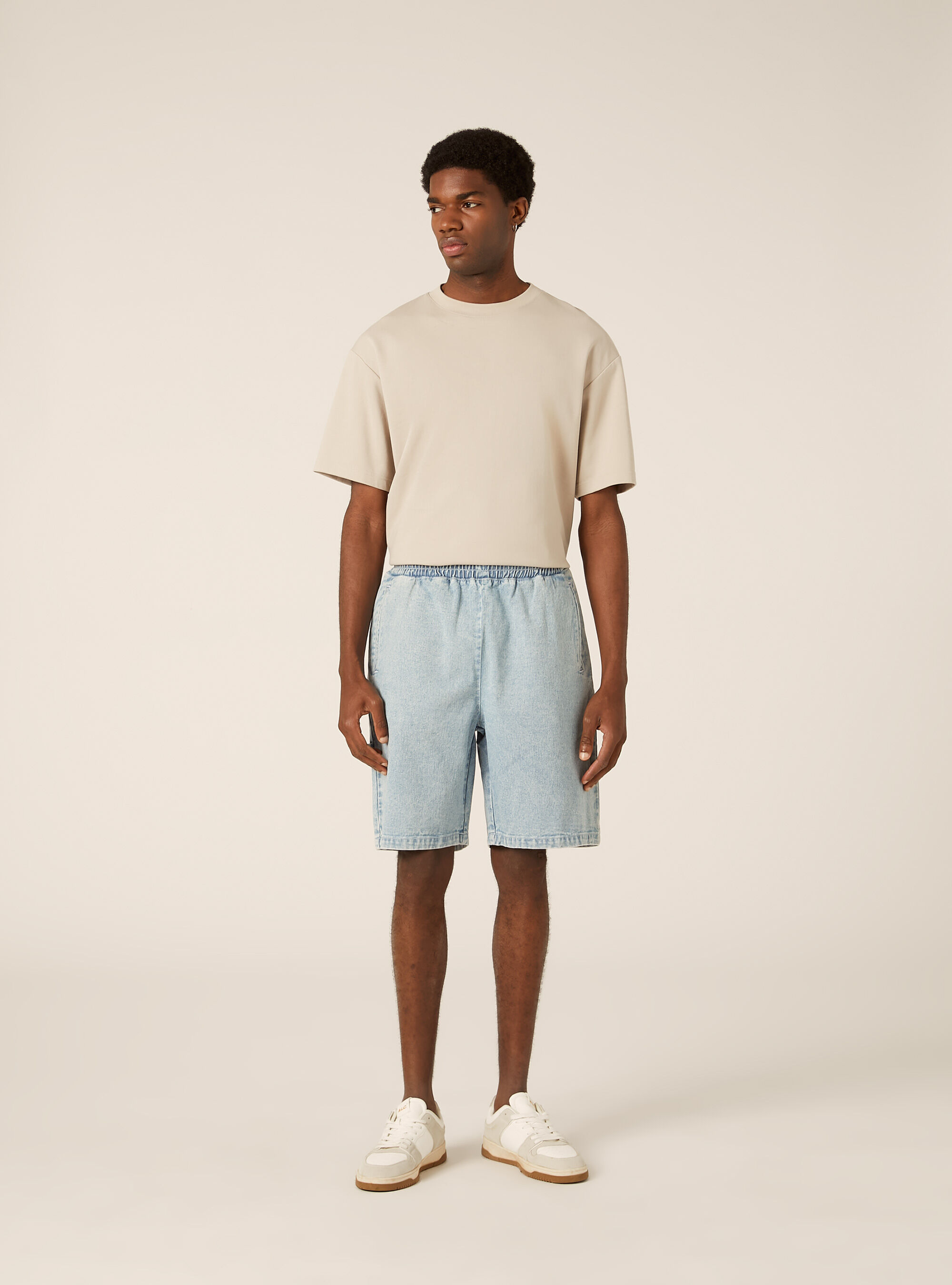 Denim-Bermudas, D005 LIGHT BLUE