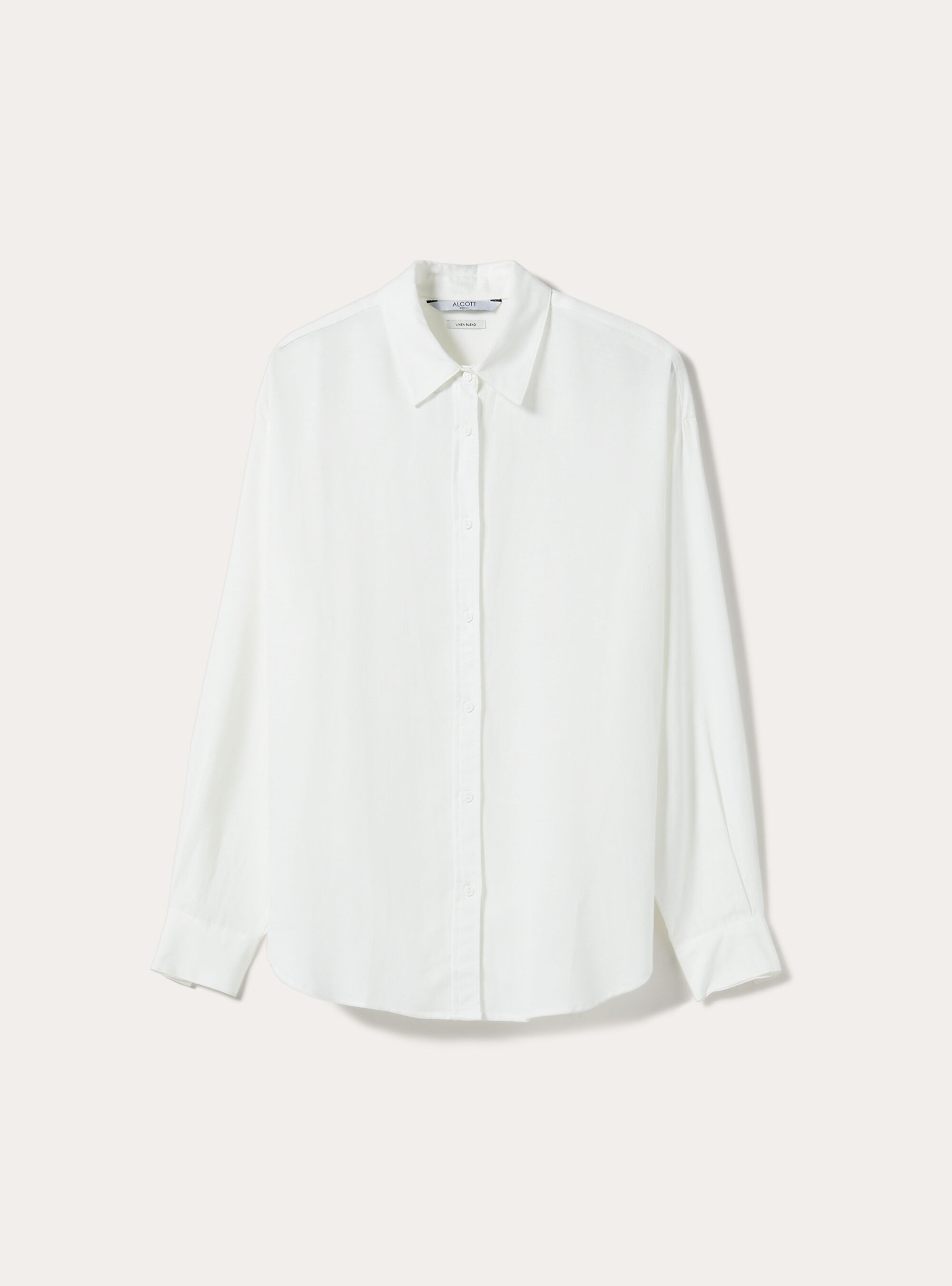 Comfort fit linen shirt, WH2 WHITE