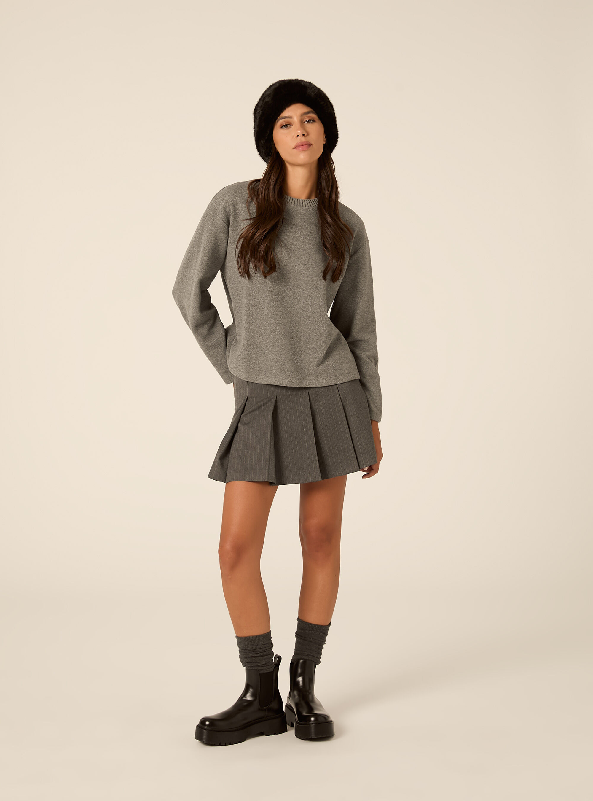 Maglia collo rotondo