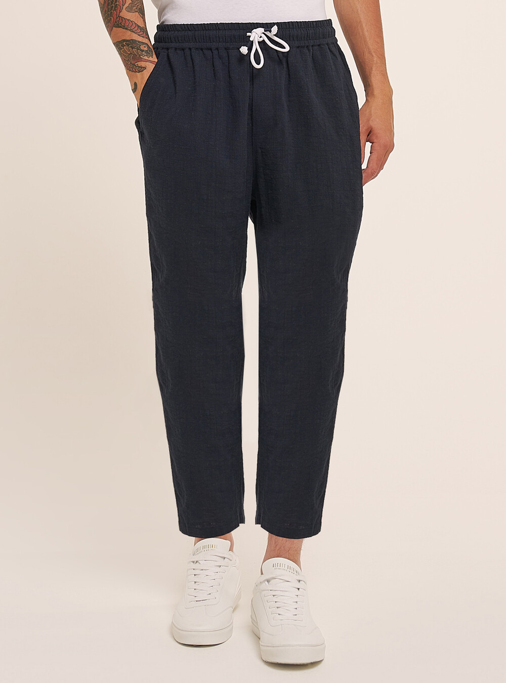 Moda Etica Thailandia Pantaloni In Cotone Modello 'K' 100